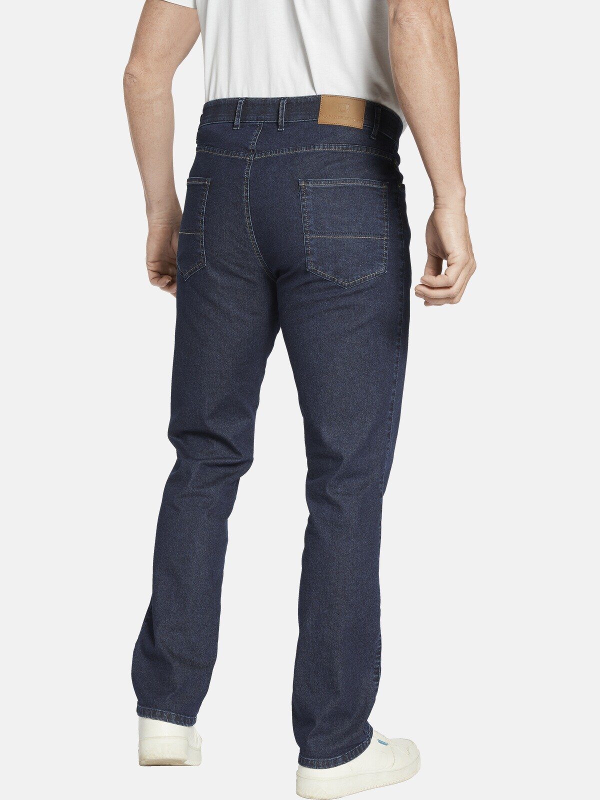 ODGARD Stretch-Effekt Comfort-fit-Jeans mit Jan Vanderstorm dunkelblau