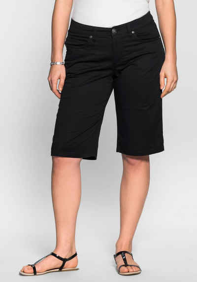 SHEEGO DAMEN JEANS Hose Bermuda Shorts Gr. 44 bis 54 weiß SHEEGO DAMEN JEANS Hose Bermuda Shorts Gr. 44 bis 54 weiß