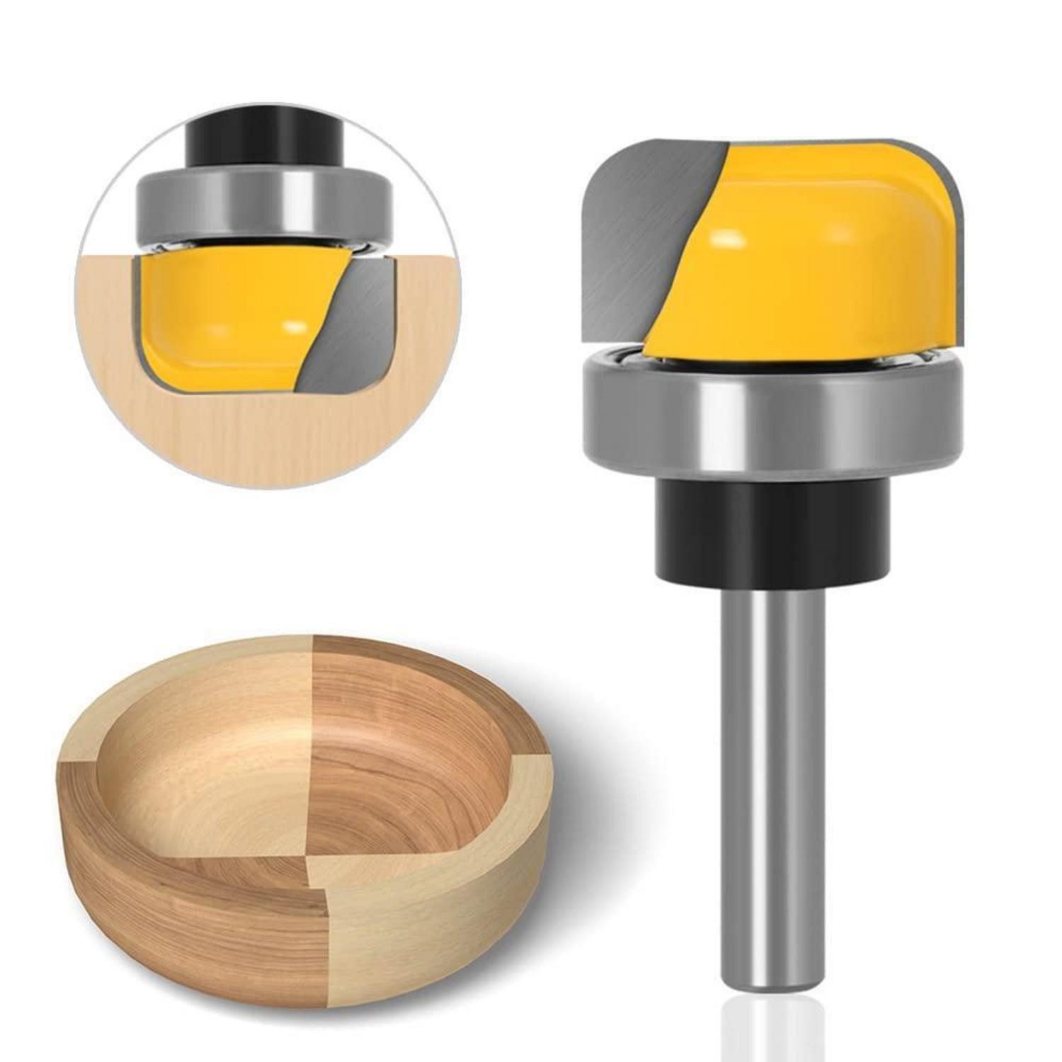 LuxusKollektion Hohlkehlfräser Oberfräser Schüssel-Fräs-Bit 8mm