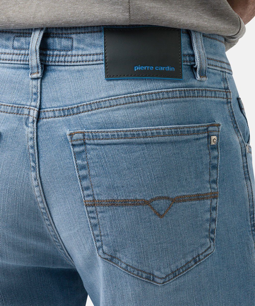 Comfort Fancy Pierre Green Fashion Light Dijon Fit Stretch 5-Pocket-Jeans Denim Blue Cardin Rivet