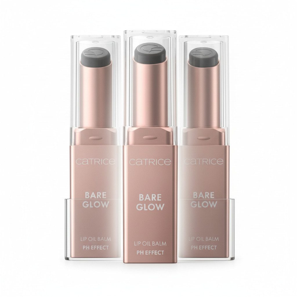 Catrice Lippenbalsam Bare Glow Lip Oil Balm, 3-tlg.