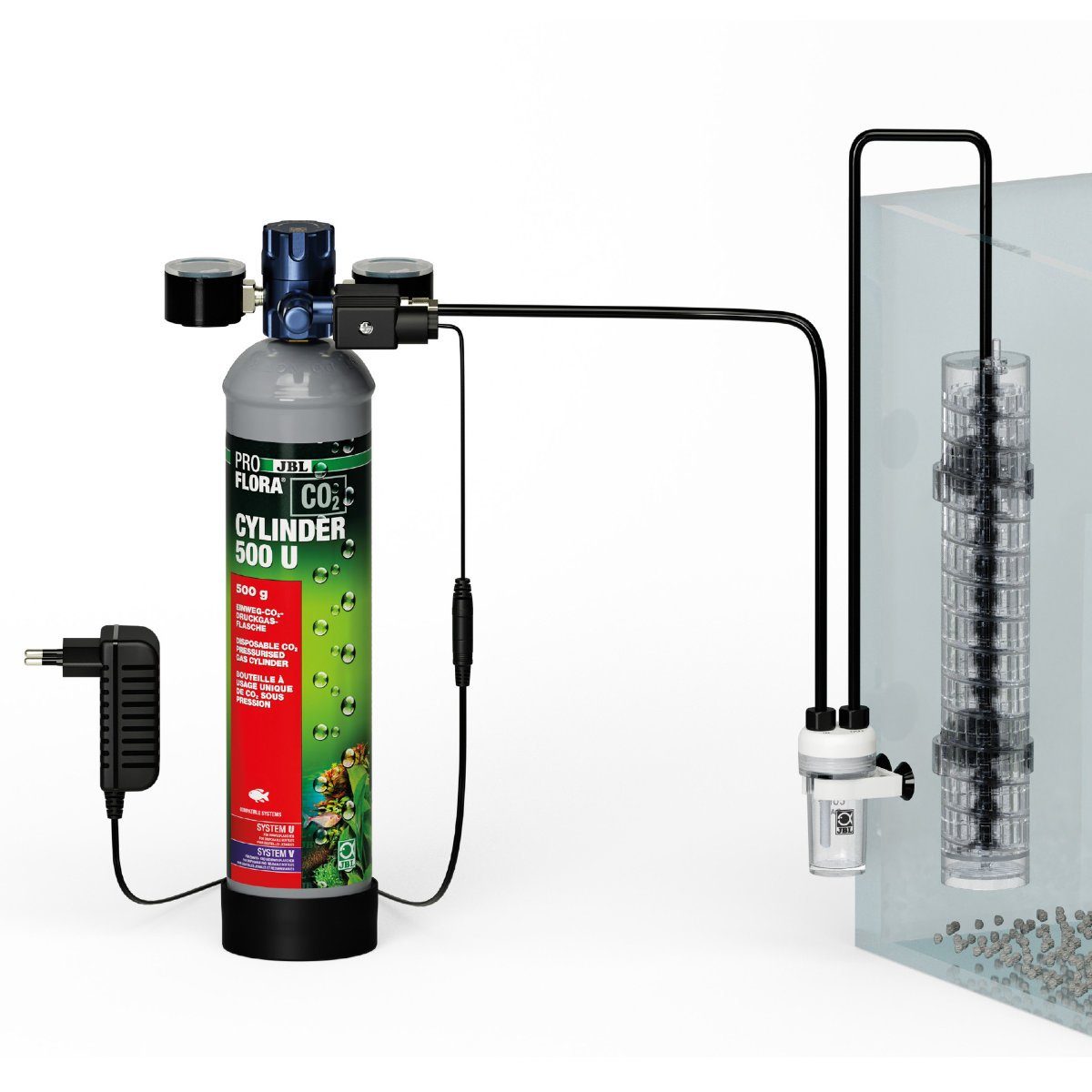 JBL GmbH & Co. KG CO2 Diffusor ProFlora CO2 Advanced Set U