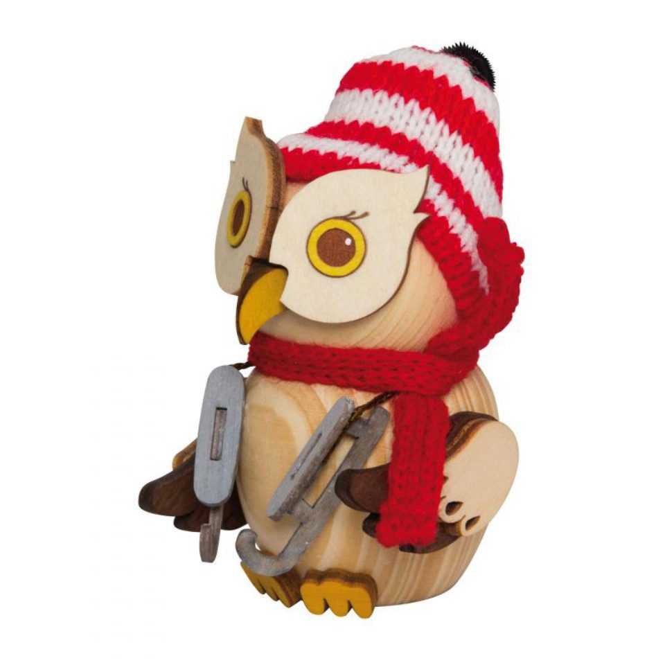 Kuhnert Sammelfigur Kuhnert Mini Eule mit Schlittschuhen
