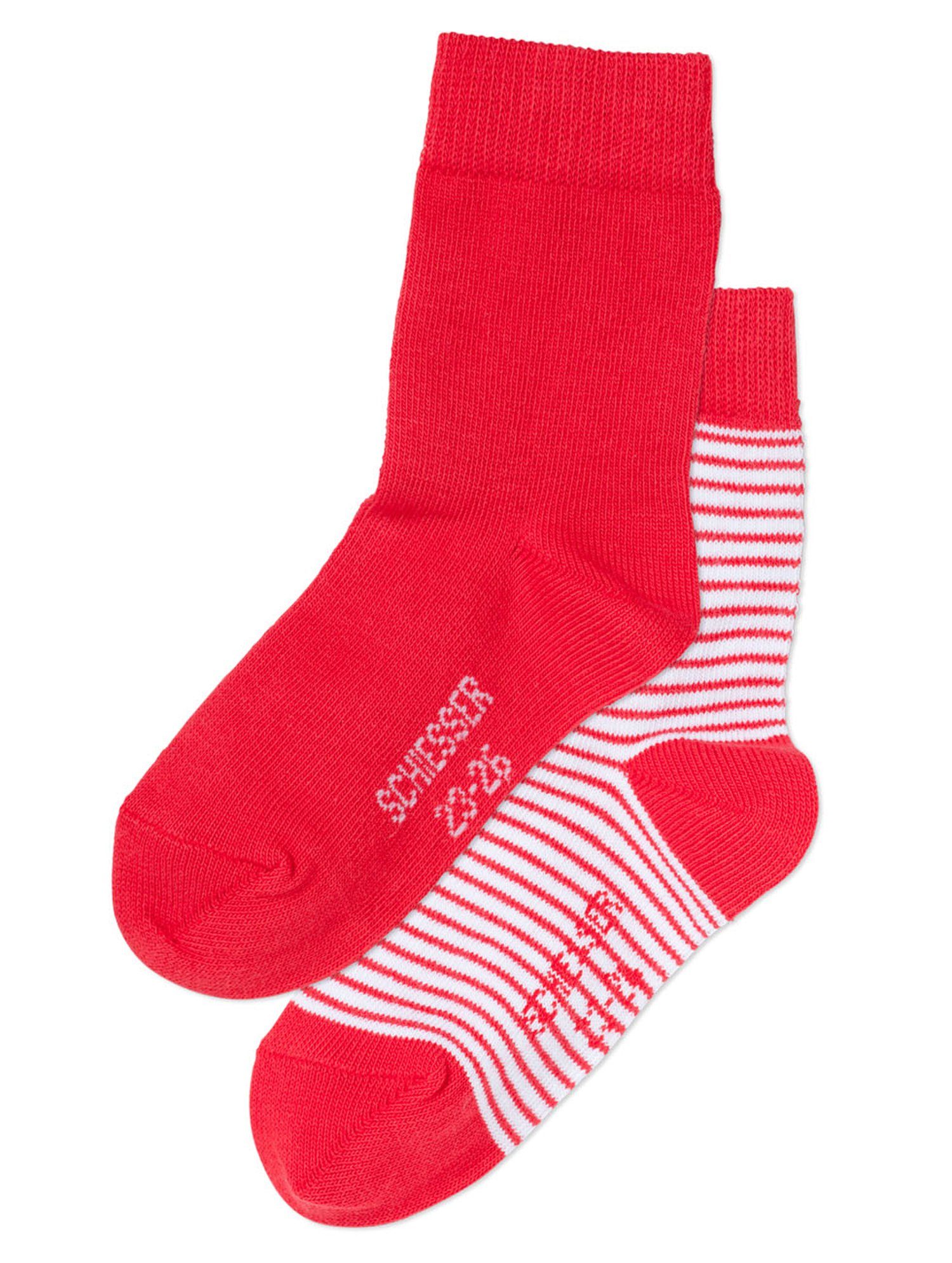 Schiesser Langsocken 142311 (Packung, 2-Paar, 2 Paar) Kinder Socken, Jungen & Mädchen mit Baumwolle, Kindersocken