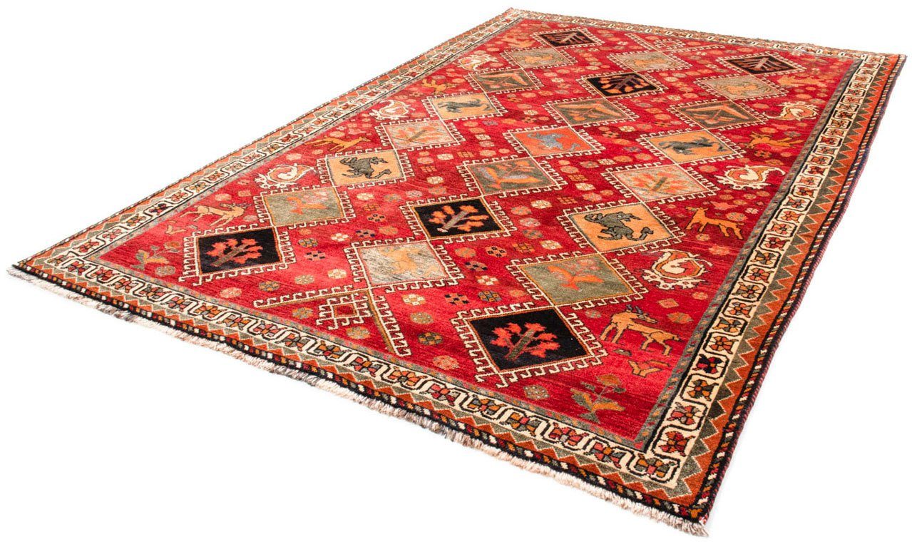 Wollteppich Shiraz Nomadisch Rosso 289 x 205 cm, morgenland, rechteckig, Höhe: 10 mm, Unikat mit Zertifikat