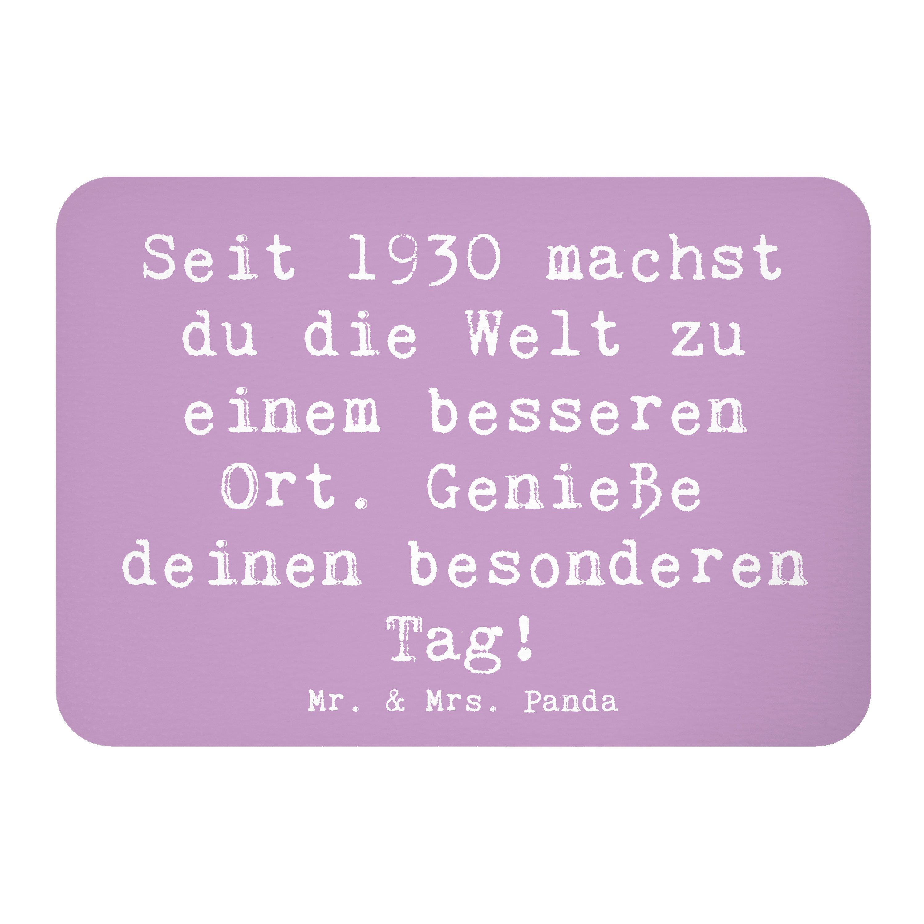 Magnet Spruch 1930 Geburtstag - Lavendeltraum - Geschenk, Geburtstag 1930, N