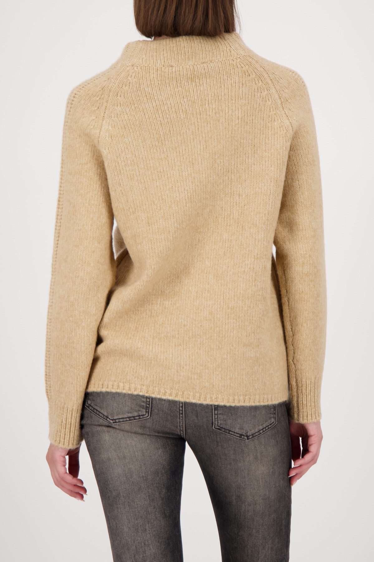 Monari Strickpullover Regular fit mit Rundhalsausschnitt günstig online kaufen