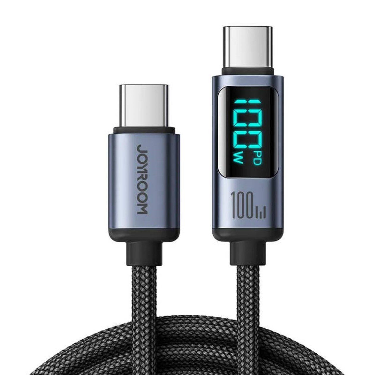 JOYROOM Kabel Typ-C 100W 1,2m S-CC100A16 (schwarz) Smartphone-Kabel, (1.2 cm)