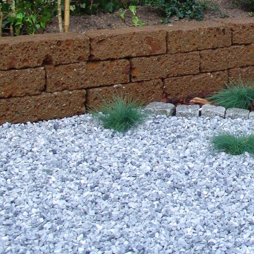 CM-Gartendesign Stein Ice blue Marmor Splitt, (25/40mm, grau), 20kg