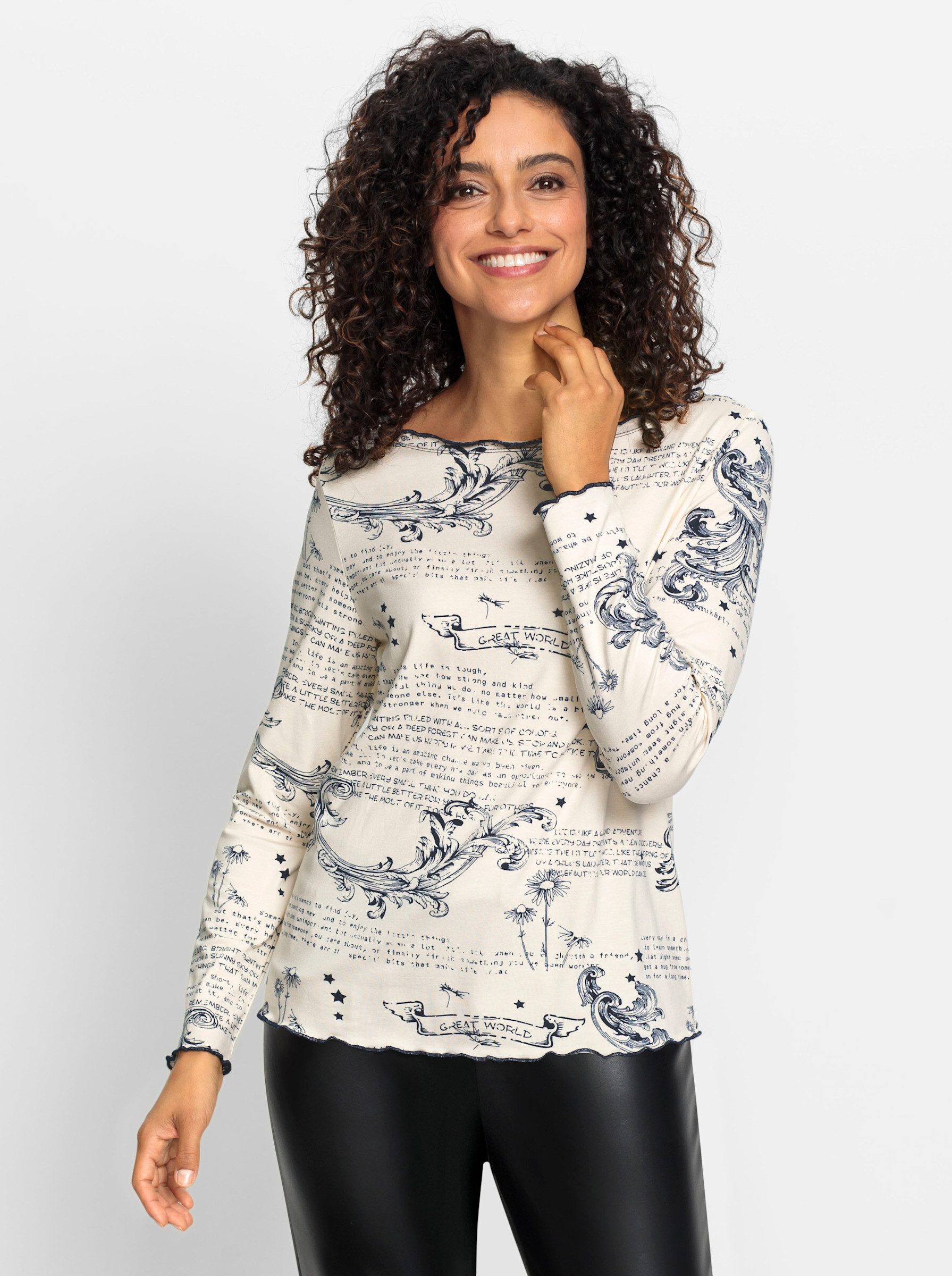 T-Shirt Langarmshirt