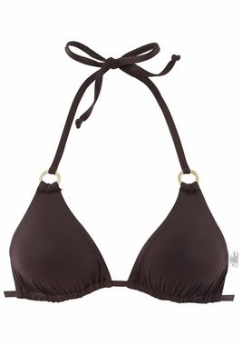 LASCANA Triangel-Bikini-Top »Italy«, mit Zierringen