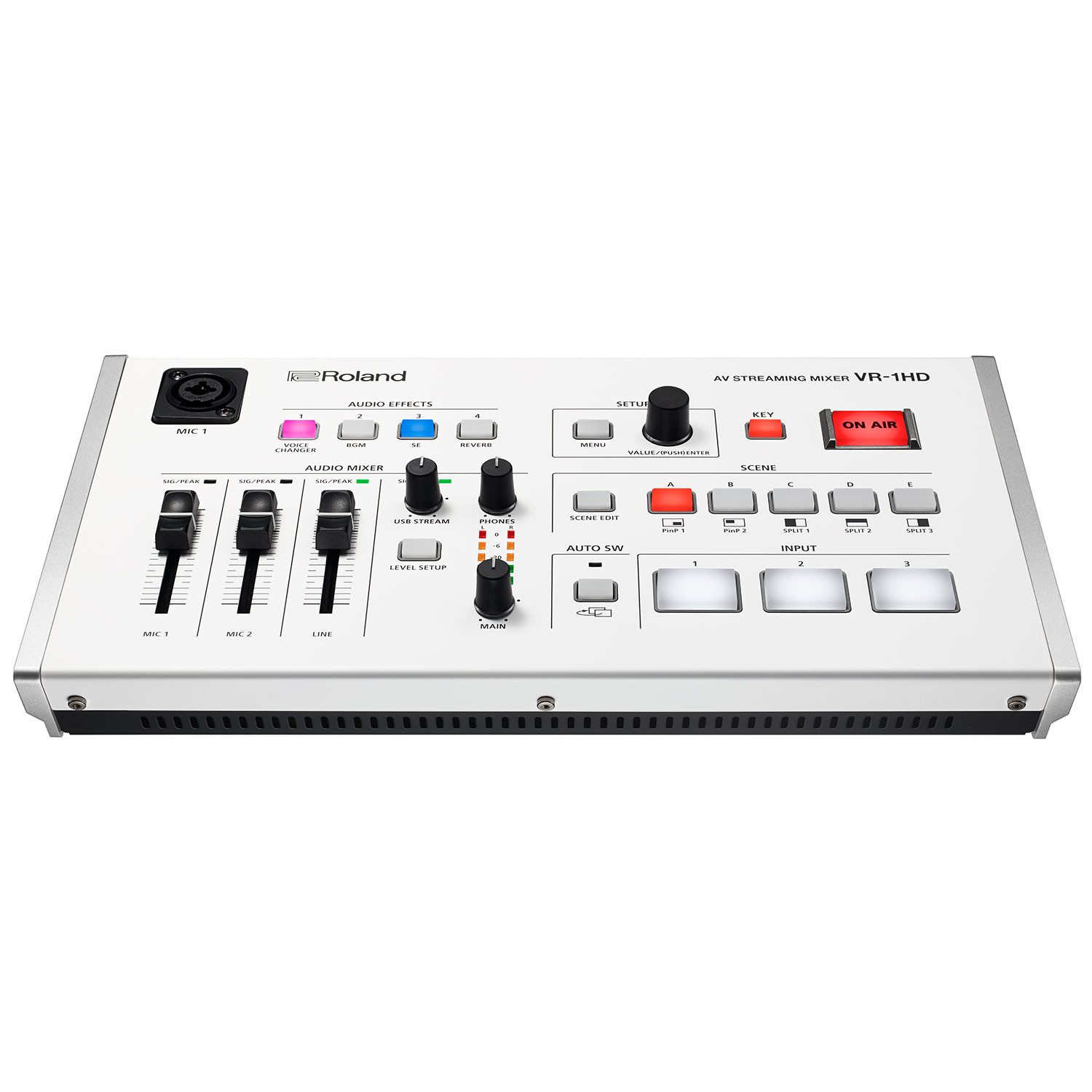 Roland Audio Roland Streaming Mixer VR-1HD Digitales Aufnahmegerät (Professioneller Streaming Mixer)