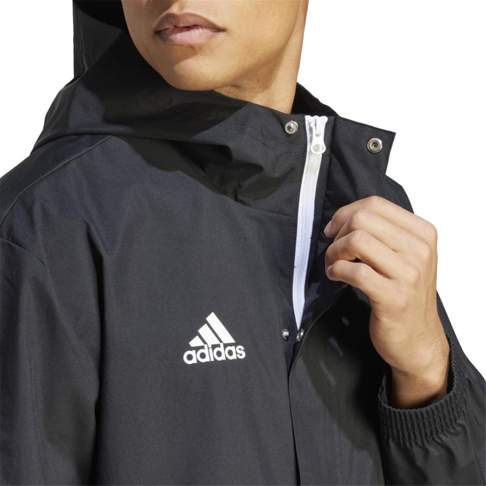 adidas Sportswear Allwetterjacke Adidas Entrada22 Allwetterjacke Kinder schwarz atmungsaktiv