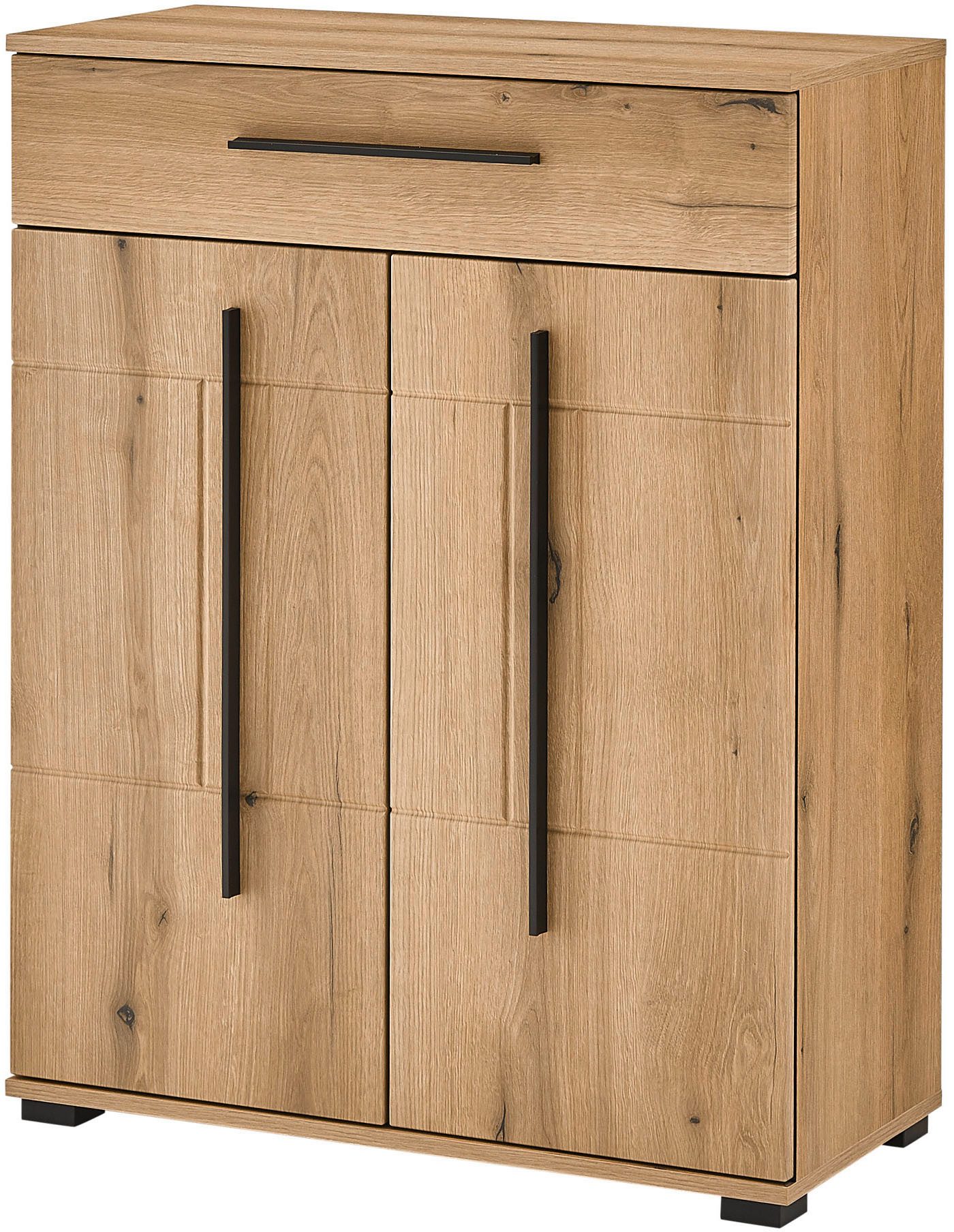 Home affaire Garderobenschrank Cantara, Schrank in zwei Farben, modernes Sideboard, Kommode vielseitig einsetzbar, ausreichend Stauraum, 80 cm breit