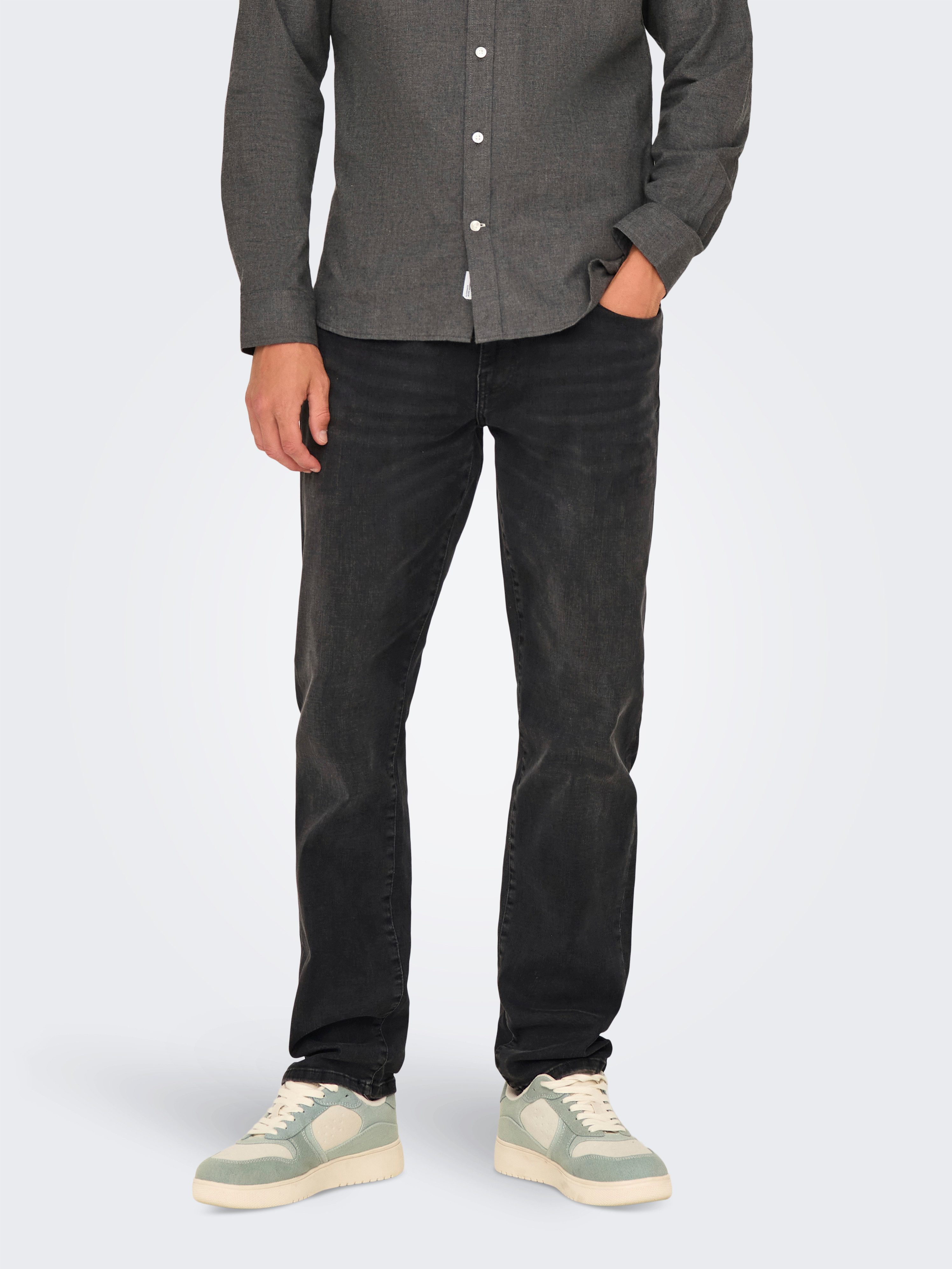 Straight-Jeans ONSWEFT REGULAR WB 0021 TAI DNM NOOS