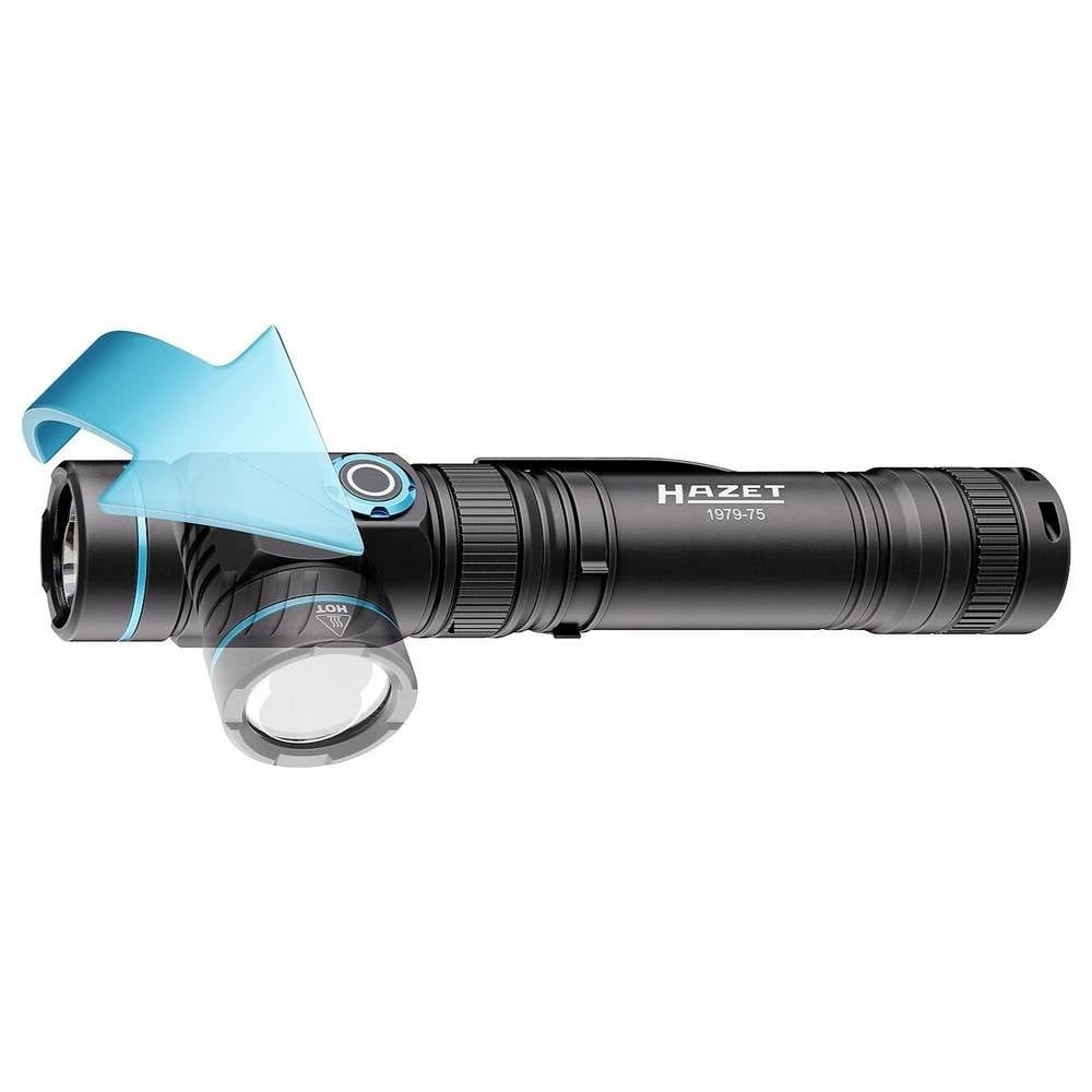 HAZET Taschenlampe LED Taschenlampe mit UV-Licht akkubetrieben, über USB 800 lm 3 h 165 g, mit UV-Licht