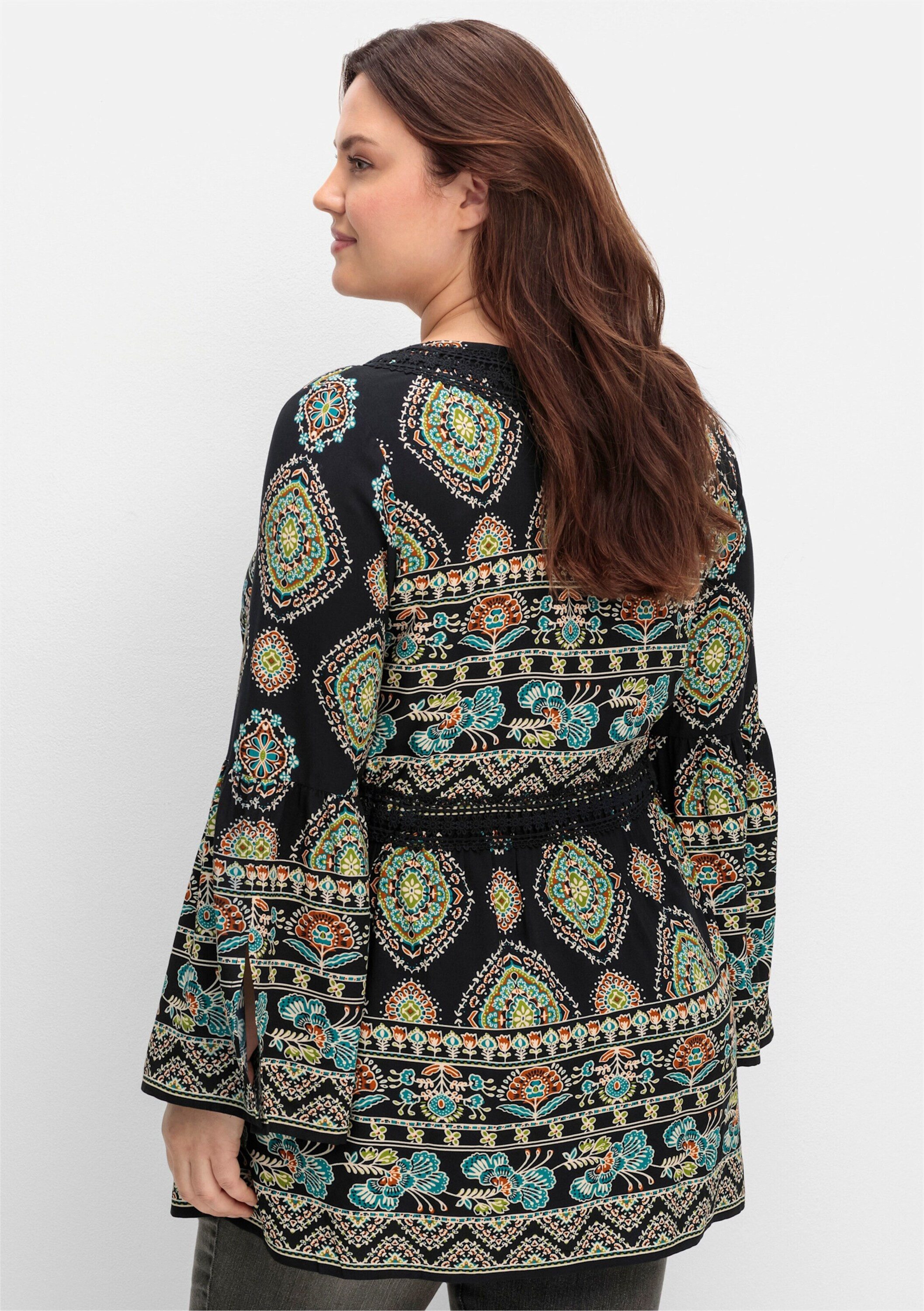 sheego by Joe Browns Klassische Bluse Longbluse Langarm günstig online kaufen