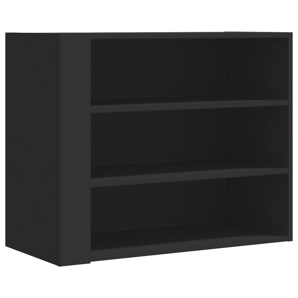 vidaXL Regal Wandregal Schwarz 75x35x60 cm günstig online kaufen