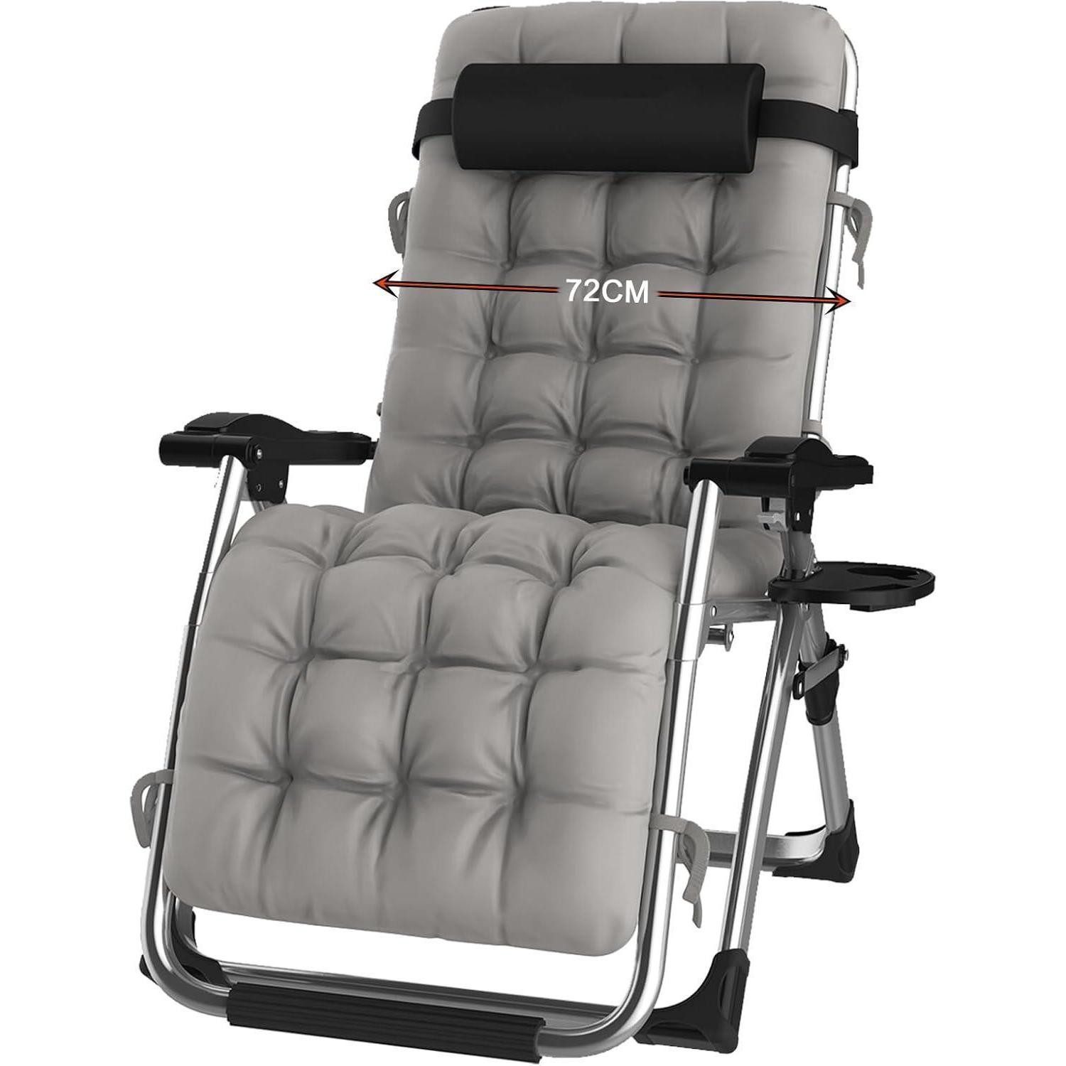 Gartenliege Liegestuhl Klappbar Sonnenliege Gartenliege Ergonomisch 240kg