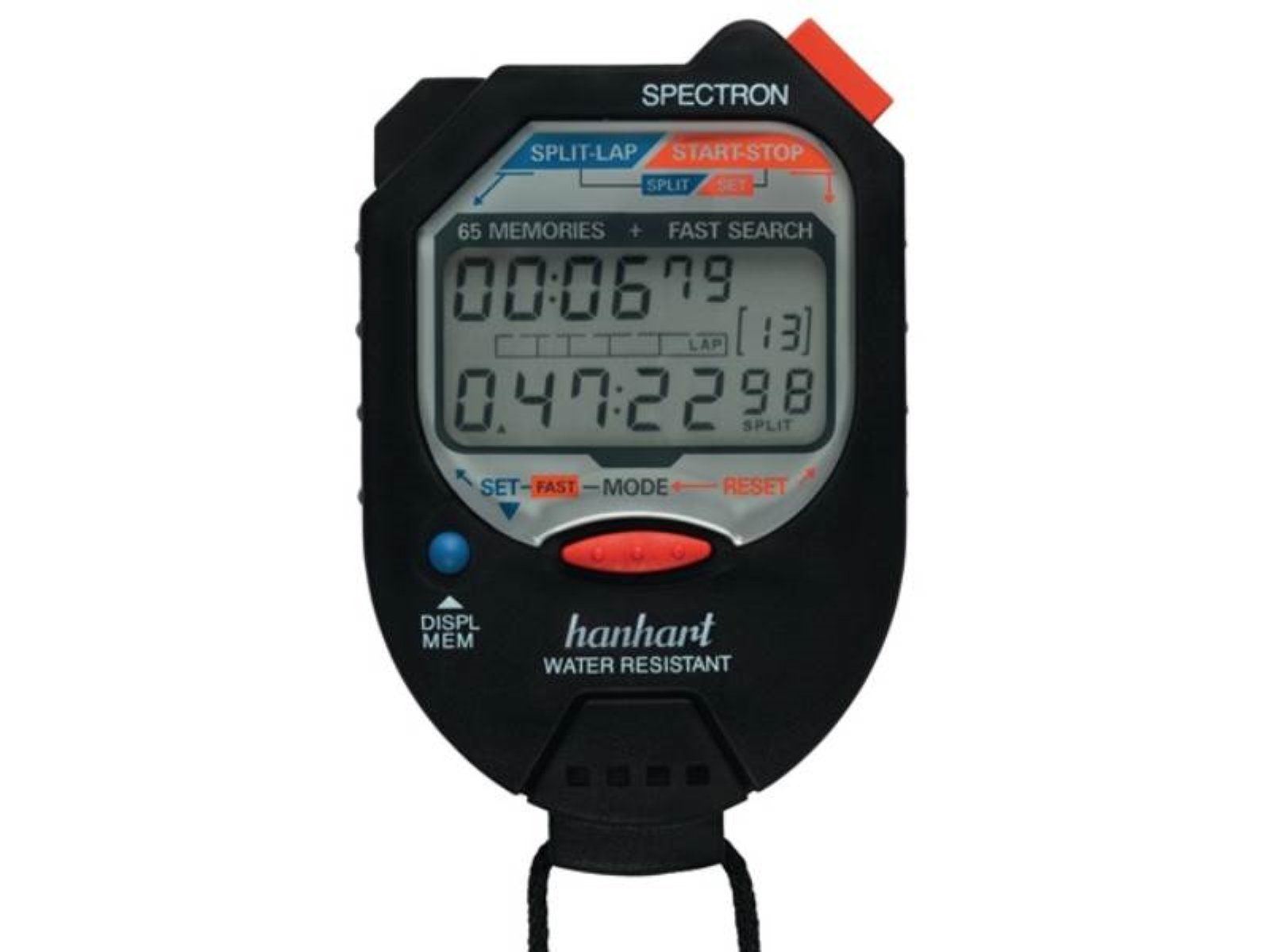 Stoppuhr HANHART 251.1951-00 Stoppuhr Spectron 1/100 Min. 1/100 Sek. digital