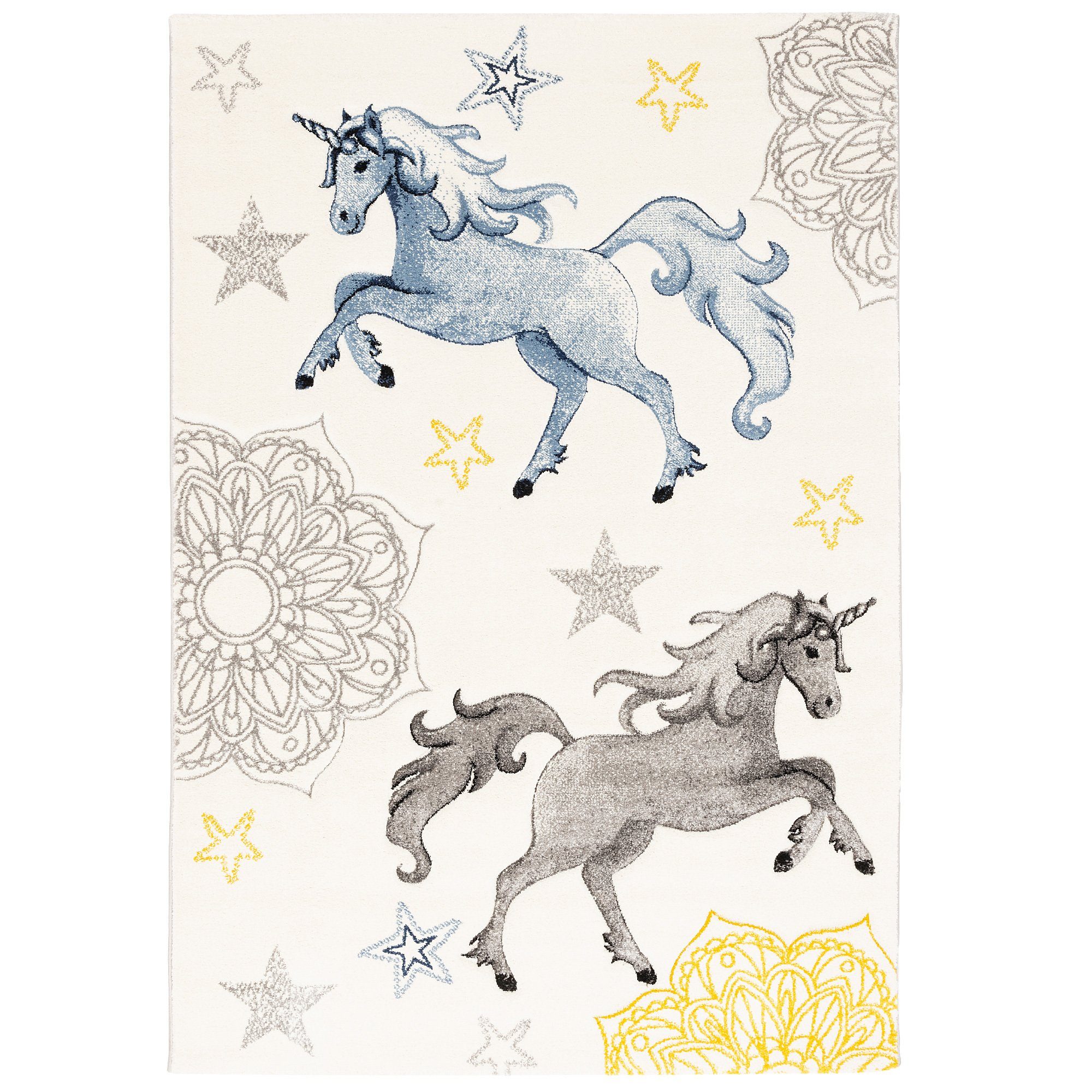 Pergamon Kinderteppich Kinder Teppich Maui Kids Pferde Stars, Rechteckig, Höhe: 13 mm