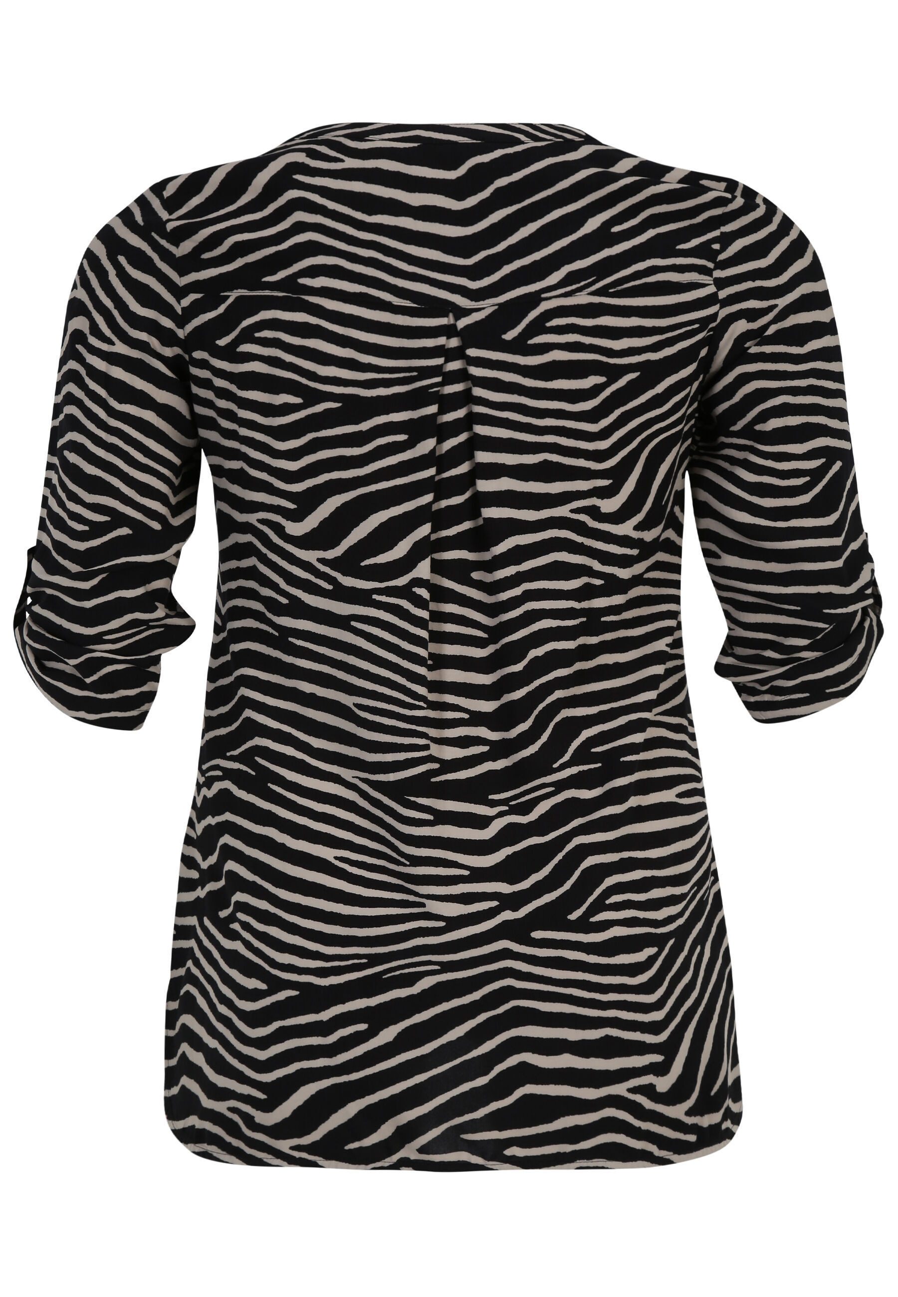 Doris Streich Klassische Bluse mit Animal-Print