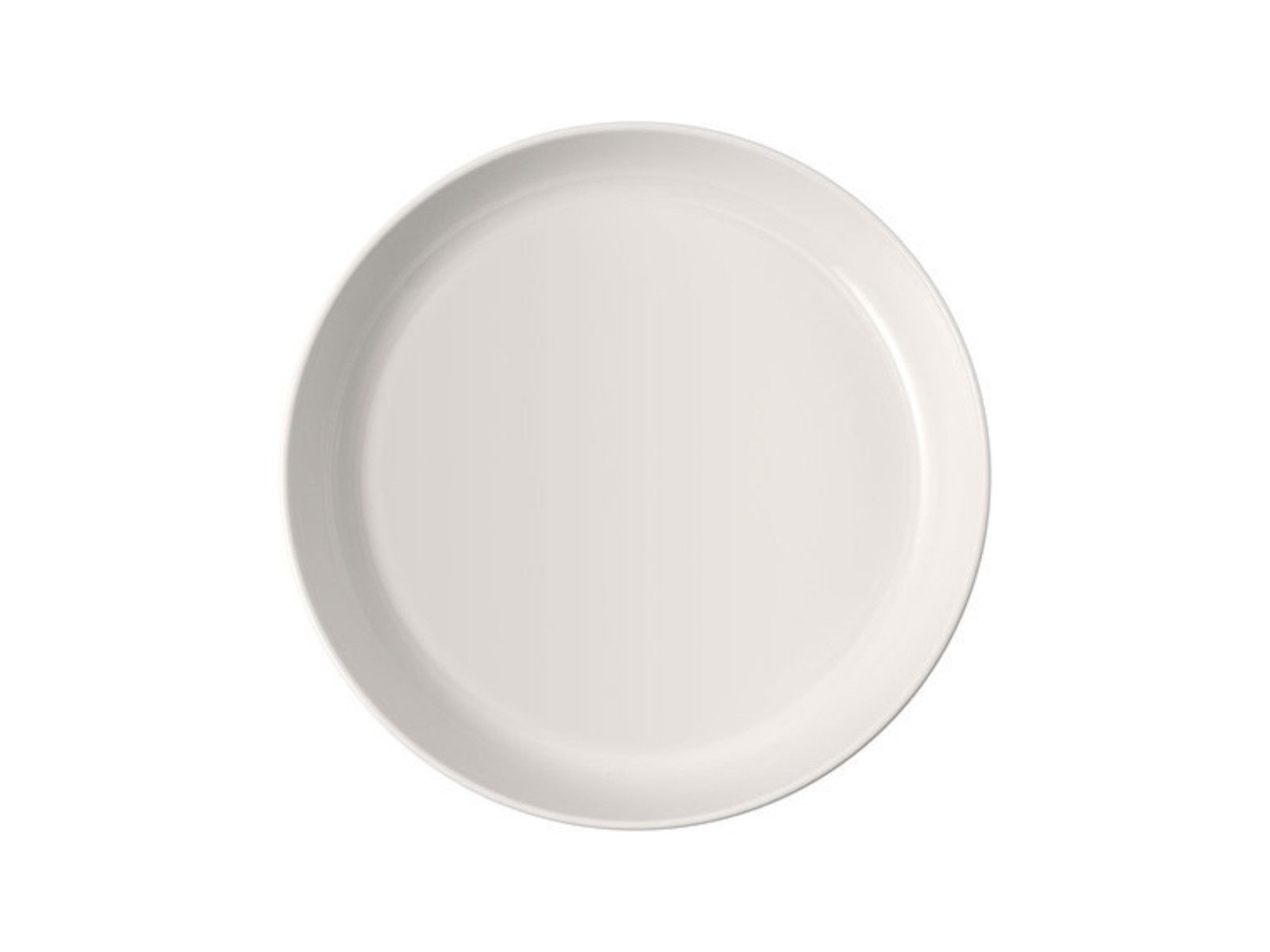 Villeroy & Boch Schale Iconic Schale flach weiß 24 cm, Premium Porcelain, (Schüsseln & Schalen)
