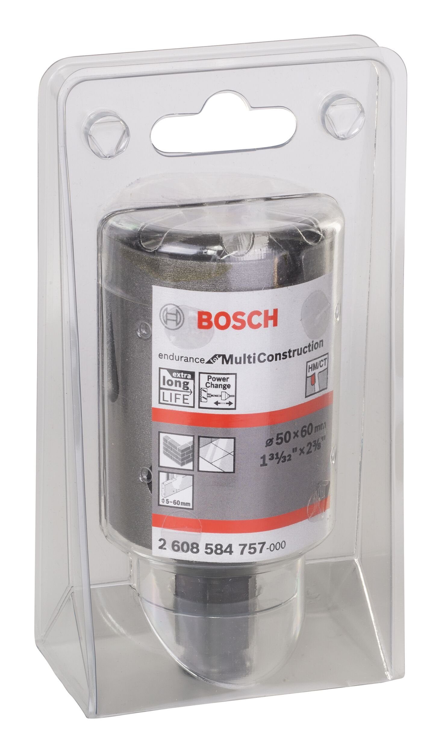 50 Construction BOSCH Schneiden 3 Ø for Multi mm, Endurance Lochsäge,