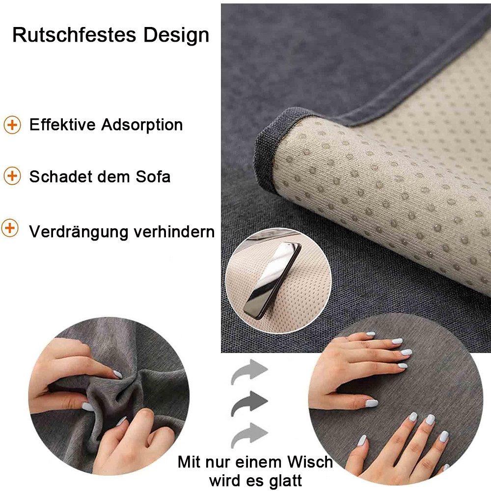 TUWENA Sofabezug Sofabezug für alle Jahreszeiten, Sofa Abdeckung 1 2 3 4 Sitzer – Bild 2 von 5