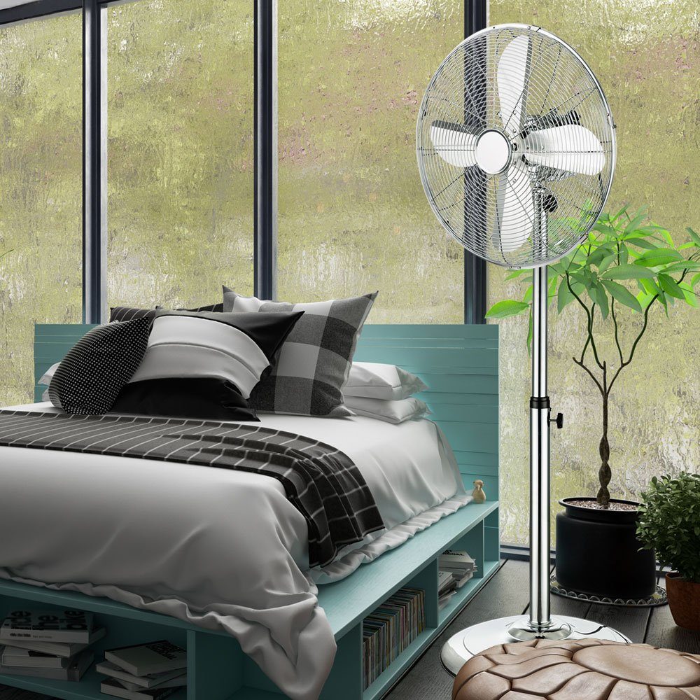 etc-shop Deckenventilator, 50W Mücken 3-Stufen Ventilator Zimmer Anti Stand Kühler Wohn