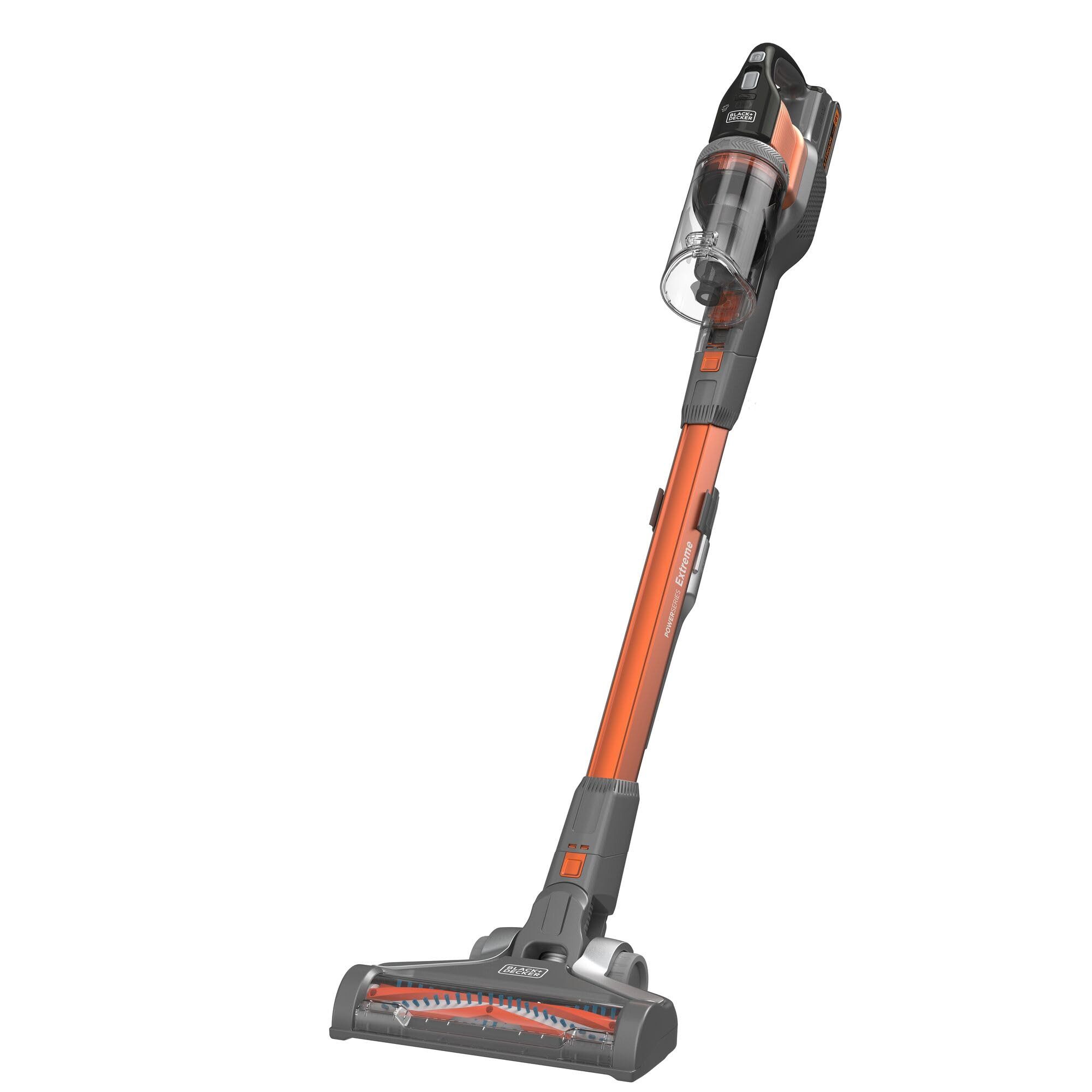 Black + Decker Akku-Handstaubsauger BHFEV182C-QW, 4-in-1 Akku-Stielsauger, 18 V, beutellos, mit Elektrobürste