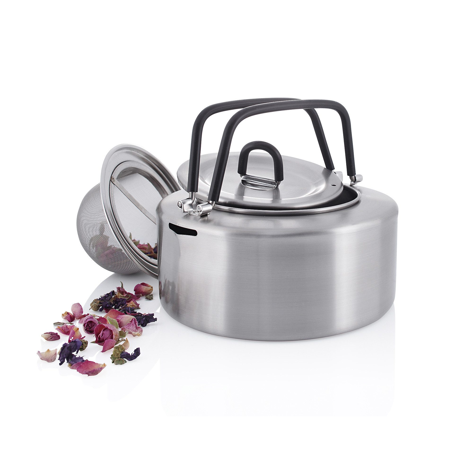 TATONKA® Teekanne Teapot 1,0 Liter Edelstahl-Teekanne, 1 l