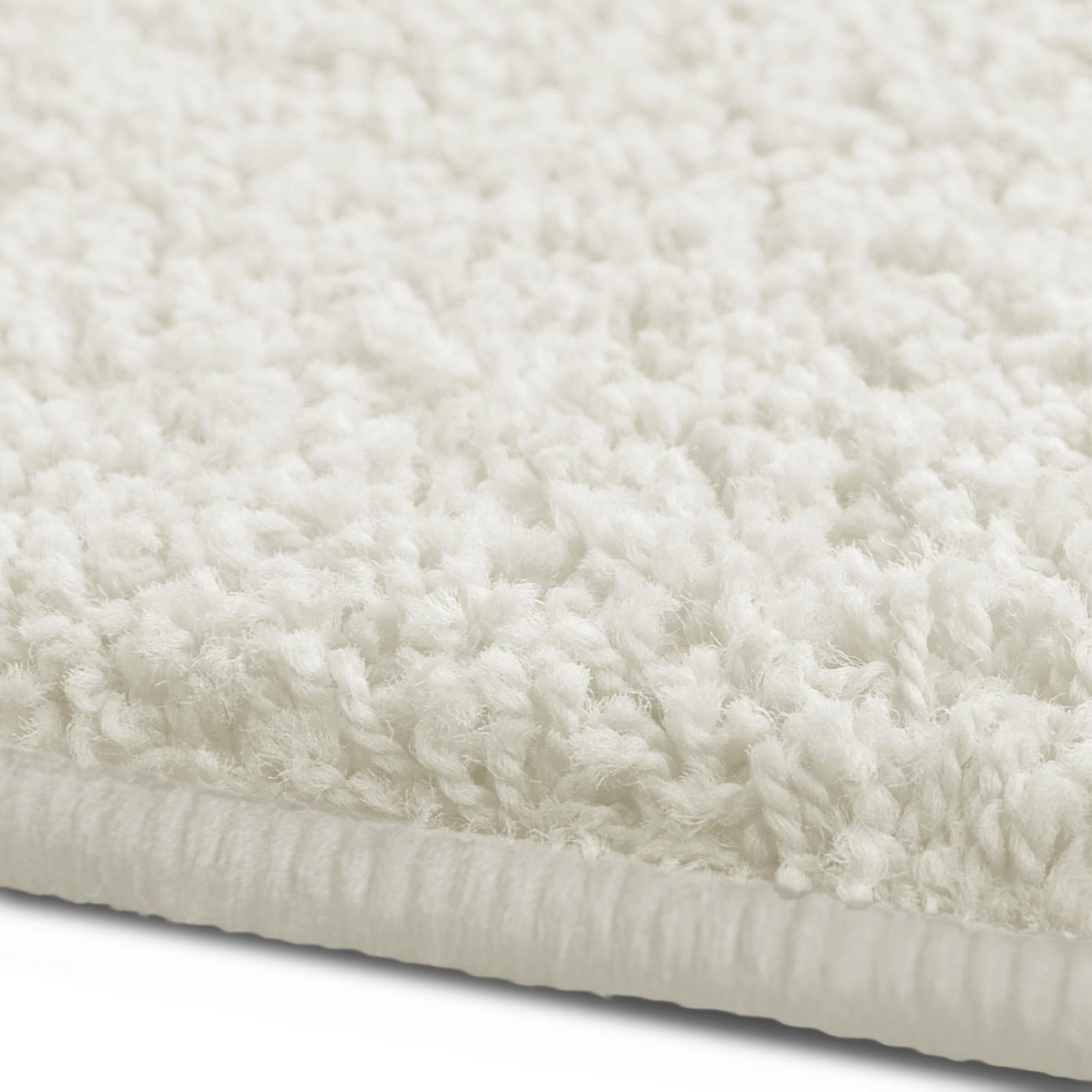 Floordirekt Hochflor-Bettumrandung Barcelona Creme, 3 Größen, Teppichläufer, ideal im Schlafzimmer, Höhe 22 mm, (3-tlg), Shaggy