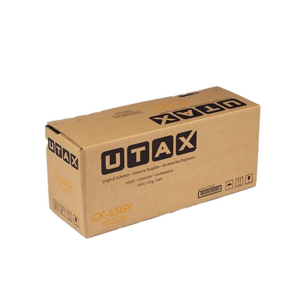 UTAX Tonerkartusche Utax Toner CK-5515 Gelb - Original Farbtoner, (Original, Original Utax Toner für UTAX Drucker), Original Utax Toner für UTAX Drucker