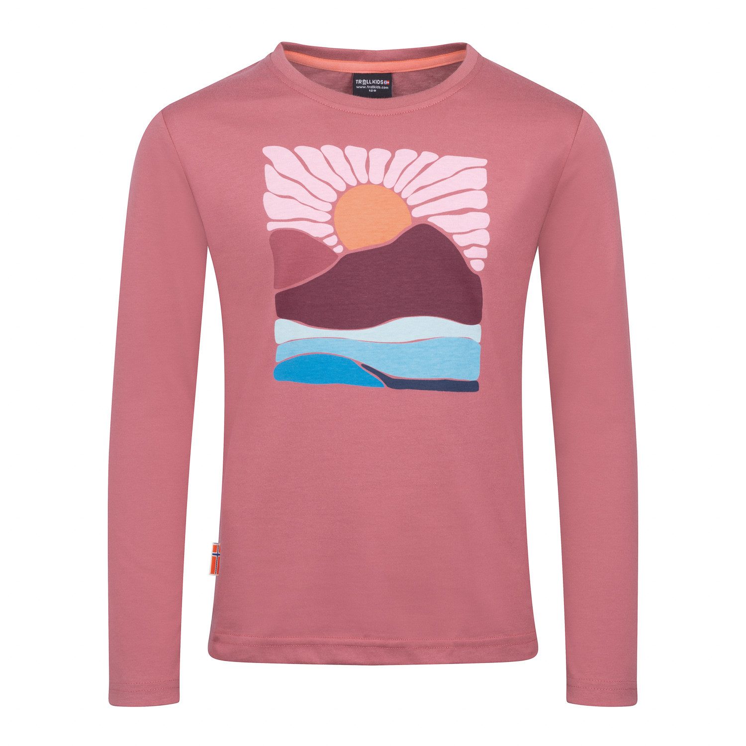 TROLLKIDS Langarmshirt Girls Falketind Longsleeve GOTS