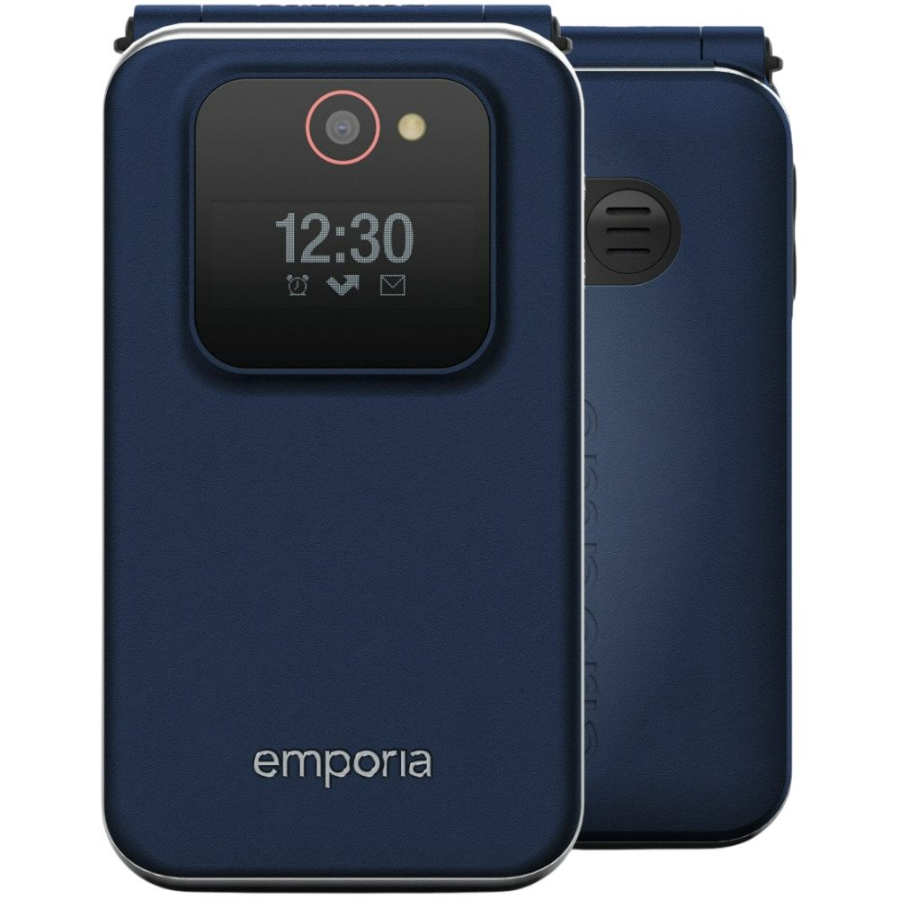Emporia Joy - Seniorenhandy - blueberry Smartphone (2,8 Zoll, Klapphandy für Senioren)