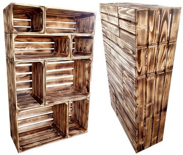 sunnypillow Holzkiste Holzkisten in vielen Farben zur Auswahl, Einzelkiste 25x20x30cm