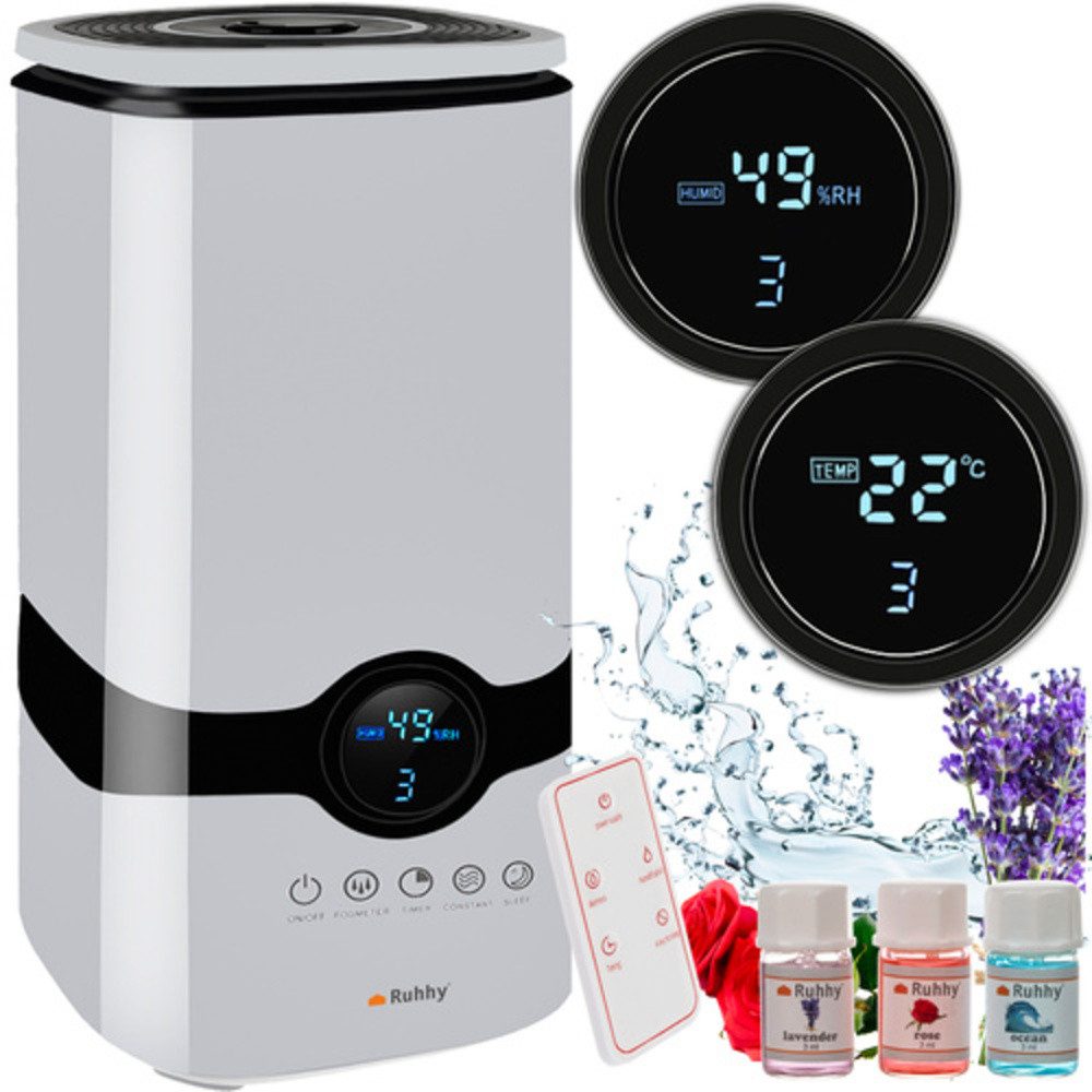 Ruhhy Luftbefeuchter Aromatherapie Luftbefeuchter, 4 l Wassertank, Verwande günstig online kaufen