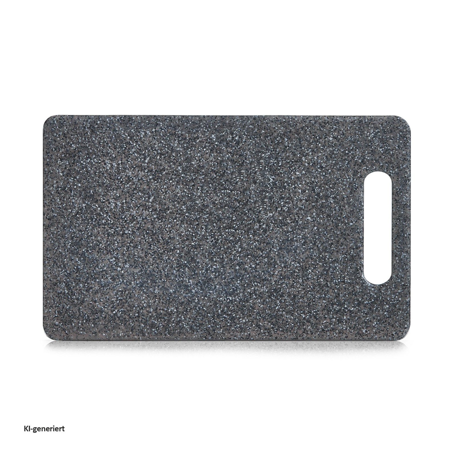 Zeller Present Schneidebrett Schneidbrett 25 x 15 cm Granitoptik Anthrazit, Kunststoff, (Stück, 1-St., 1 Schneidebrett), Unterlage Kunststoff