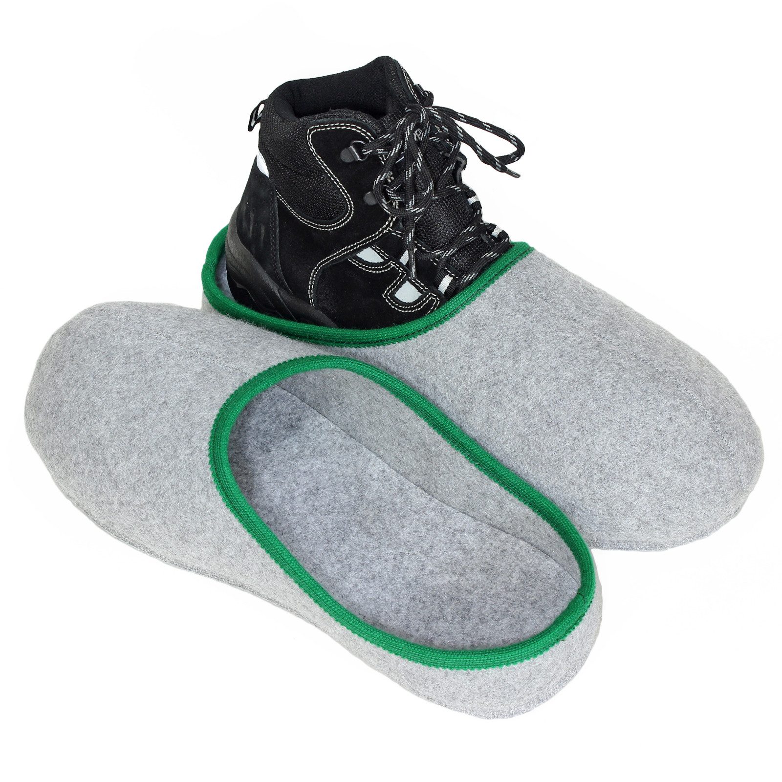 Handwerkerpantoffel Überpantoffel Arbeitsschuhe Herren Filz Überschuhe Pantoffel
