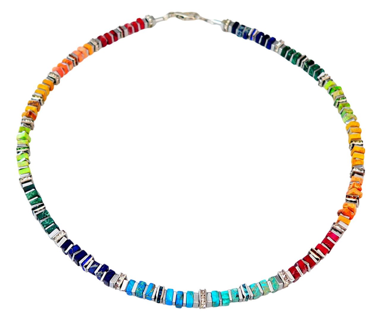 traumschmuck Collier 224d Collier Schmuck-/ Edelstein Imperial Jaspis Stras günstig online kaufen