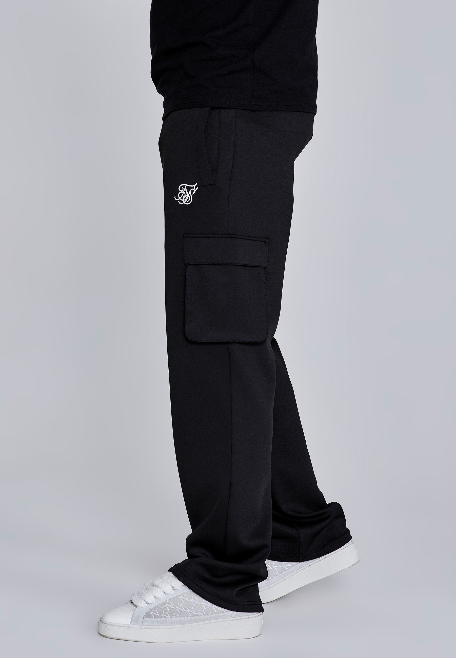 Siksilk Jogger Pants SikSilk Herren Essentials Poly Cargohosen