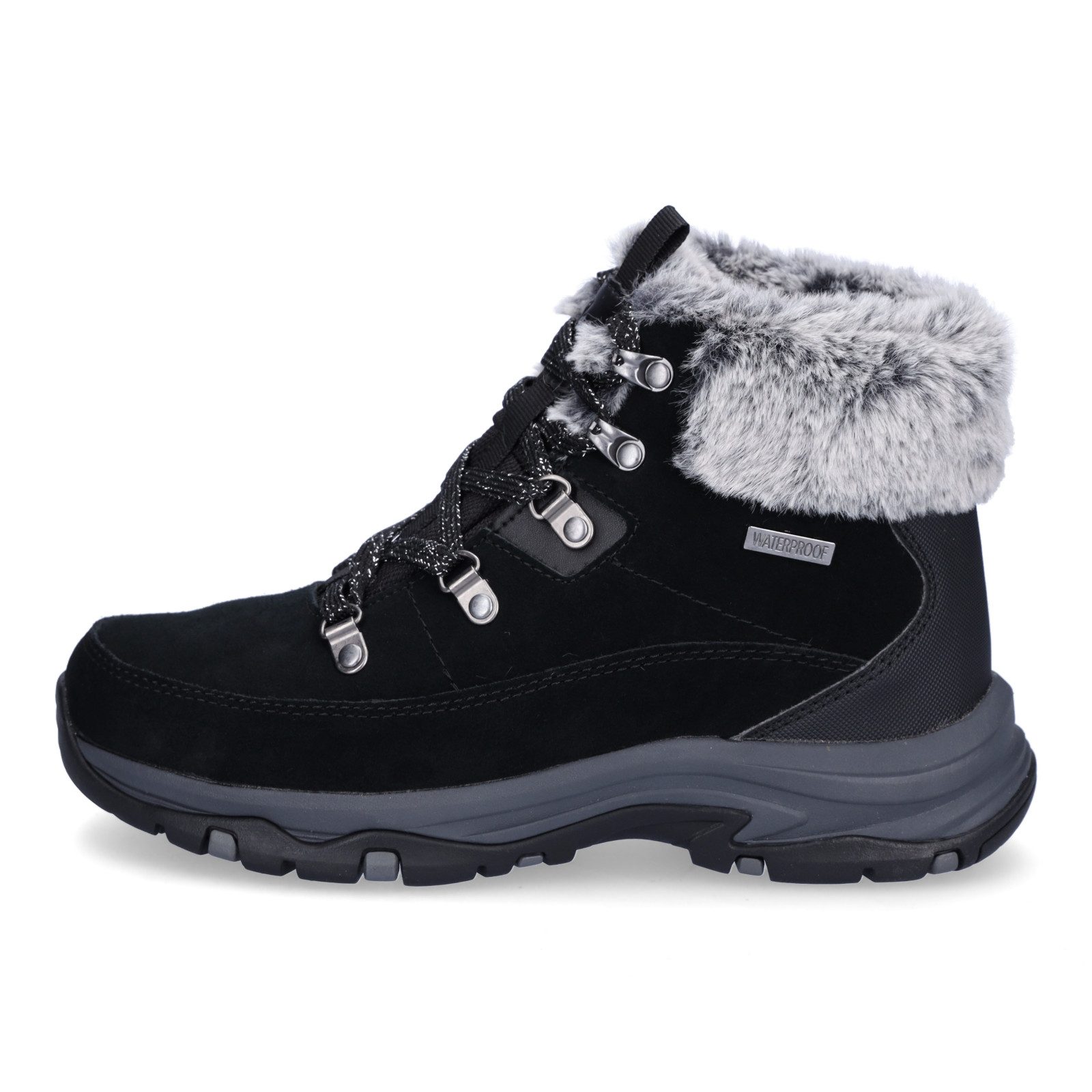 Skechers Skechers Damen Schnürboot Trego Snow Worries schwarz Schnürboots günstig online kaufen