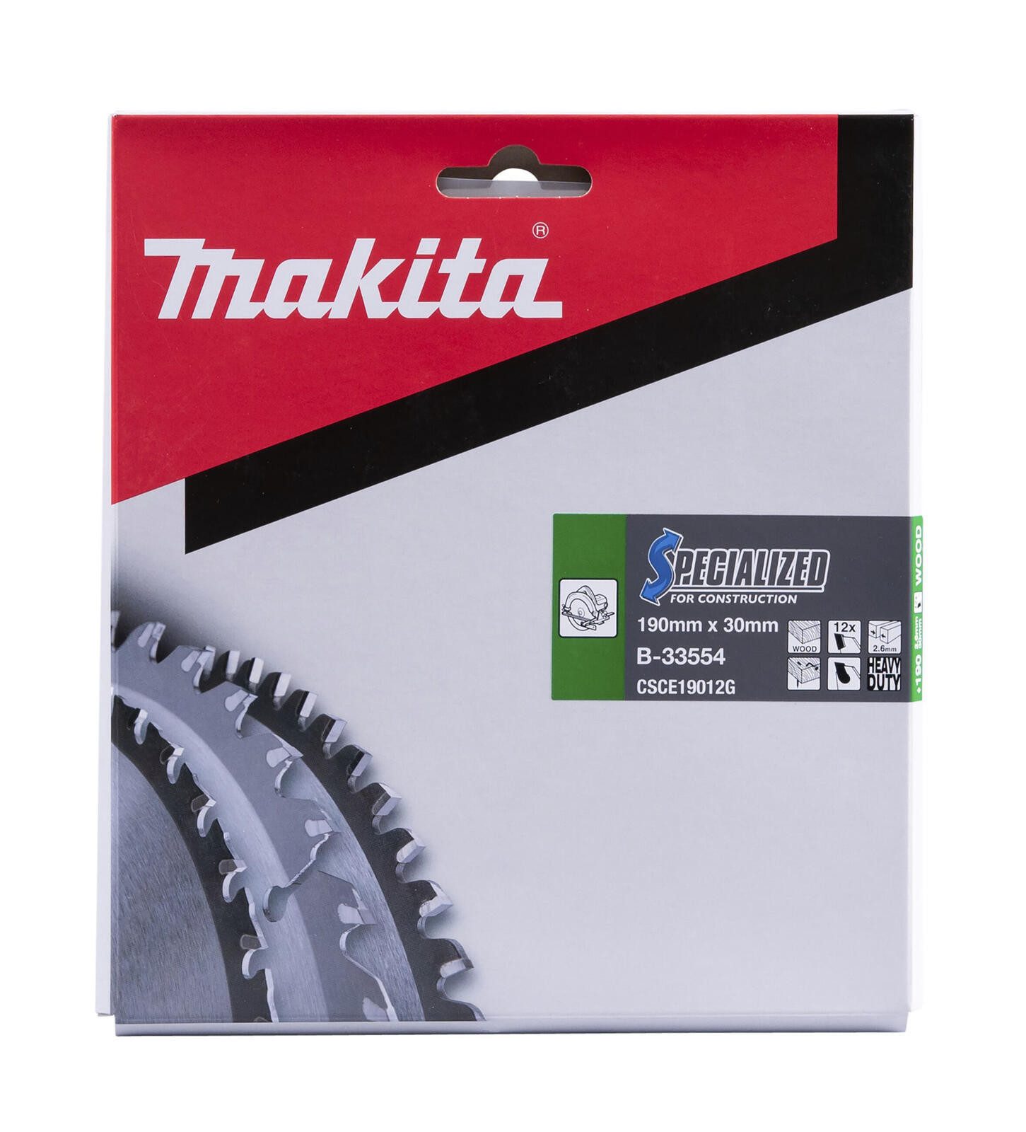 Makita Sägeblatt makita SPECIAL Säge190x30x12Z