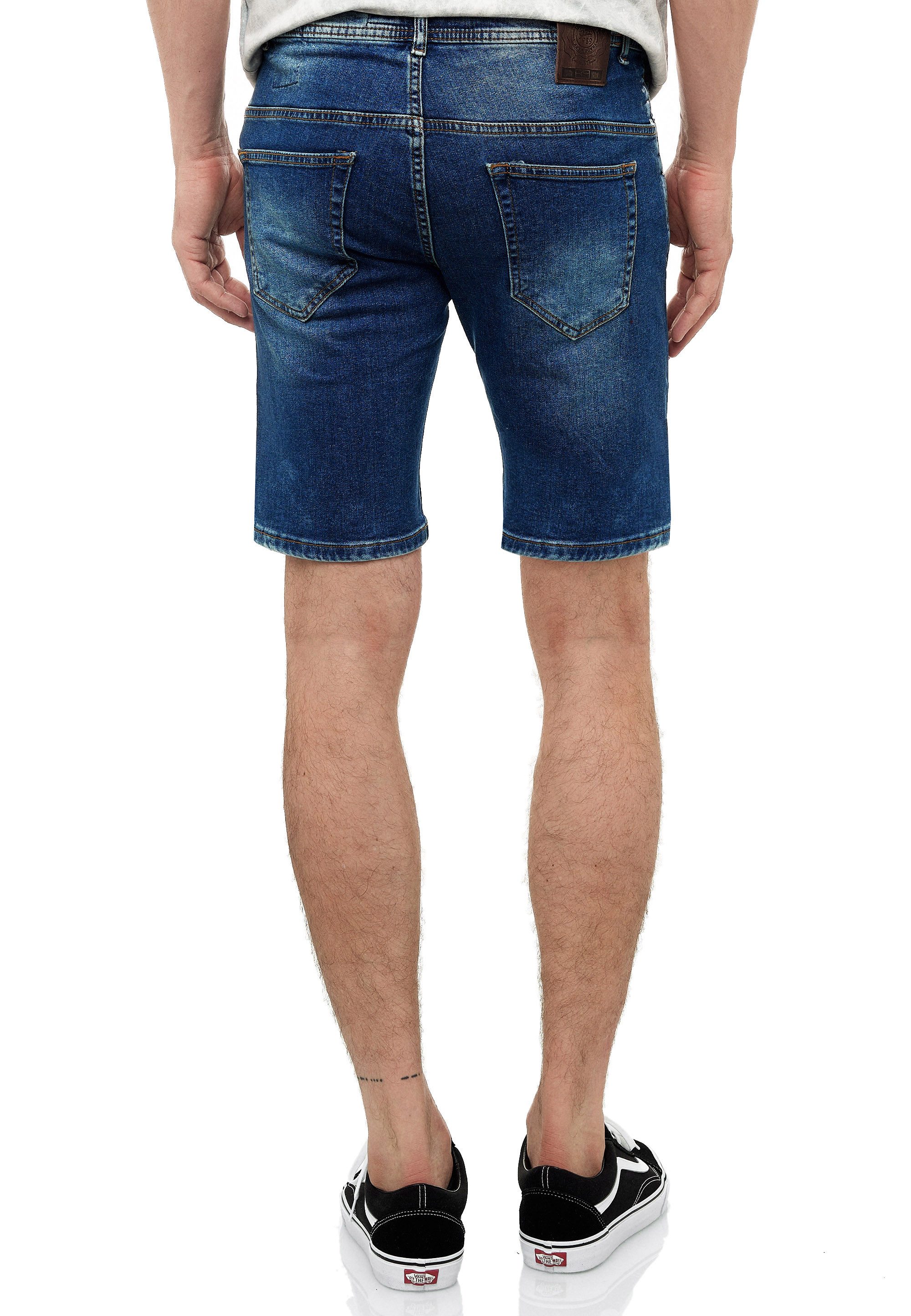 Rusty Neal Shorts Navito mit coolen Used-Details