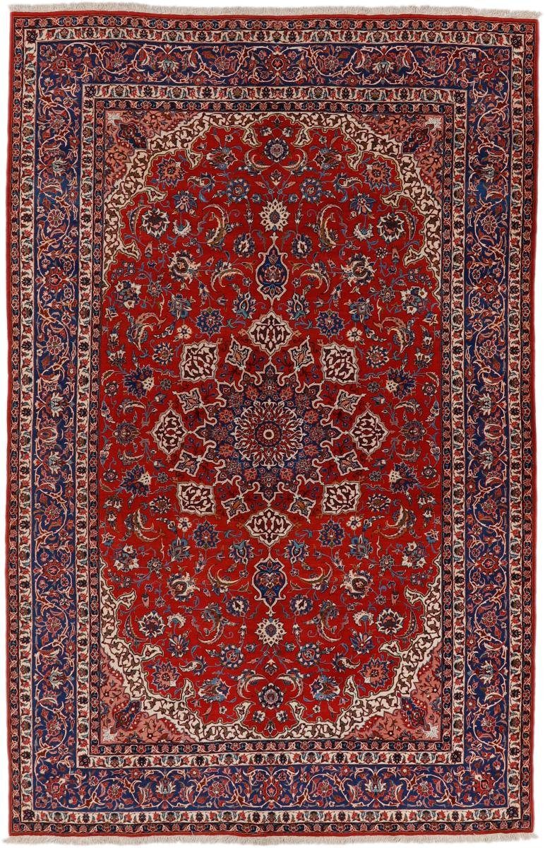 Orientteppich Isfahan 259x399 Handgeknüpfter Orientteppich / Perserteppich, Nain Trading, rechteckig, Höhe: 8 mm