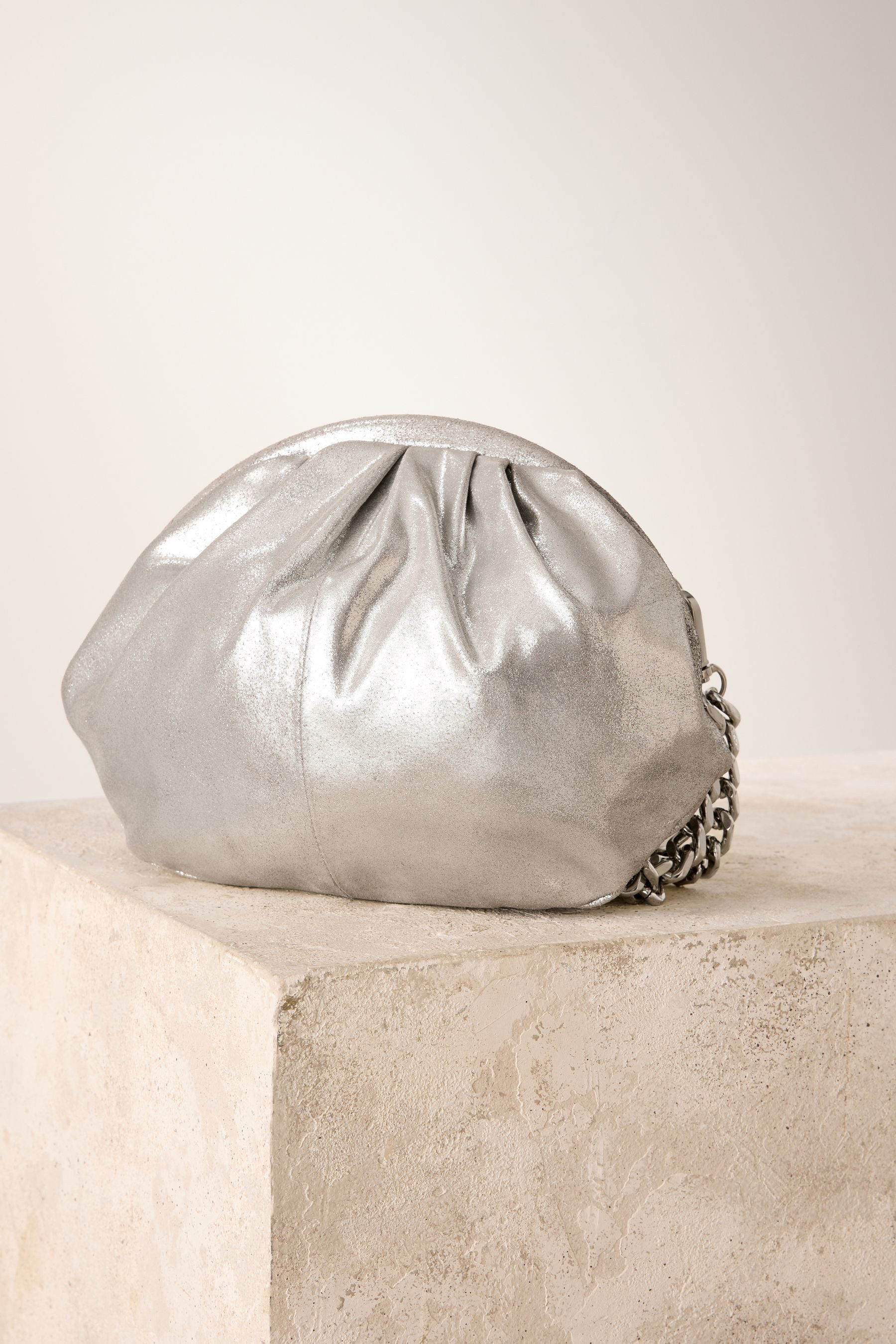 Next Clutch Clutch aus Leder mit günstig online kaufen