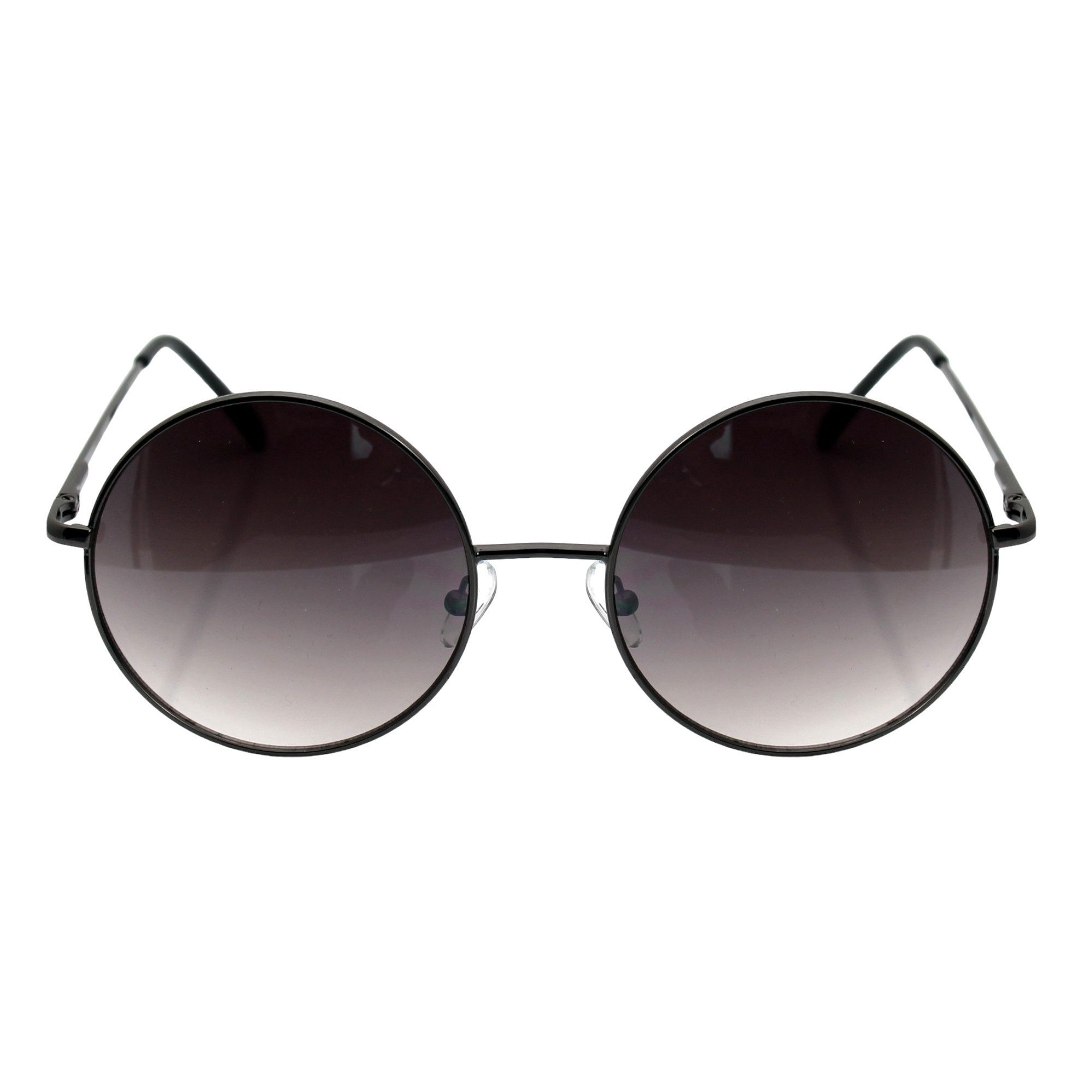 Rennec Sonnenbrille (Große Nickelbrille Hippie Style mit Brillenbeutel) Run günstig online kaufen