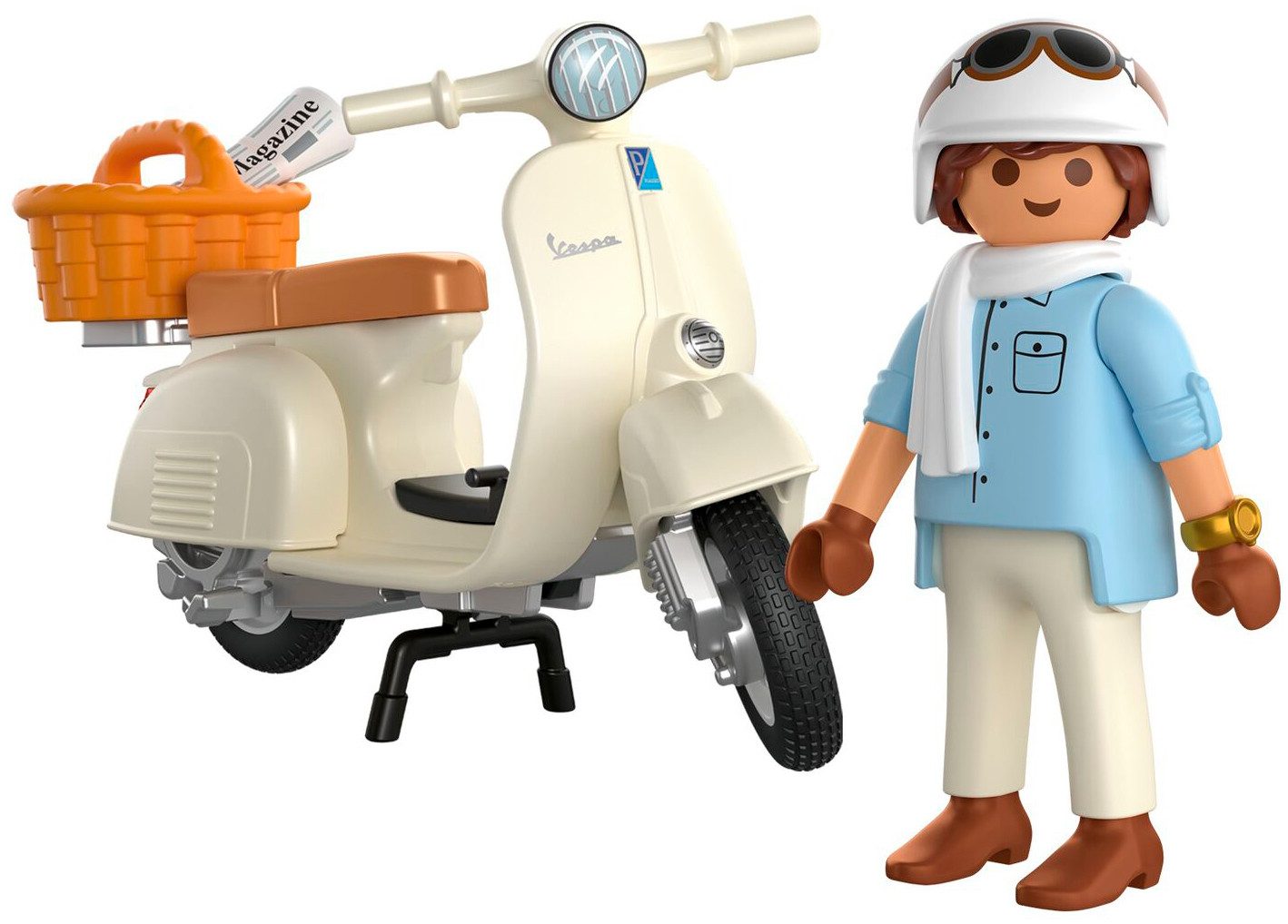 Playmobil® 80 Jahre Vespa: Classic Style (72283), Vespa Konstruktions-Spielset, (18 St), Made in Europe