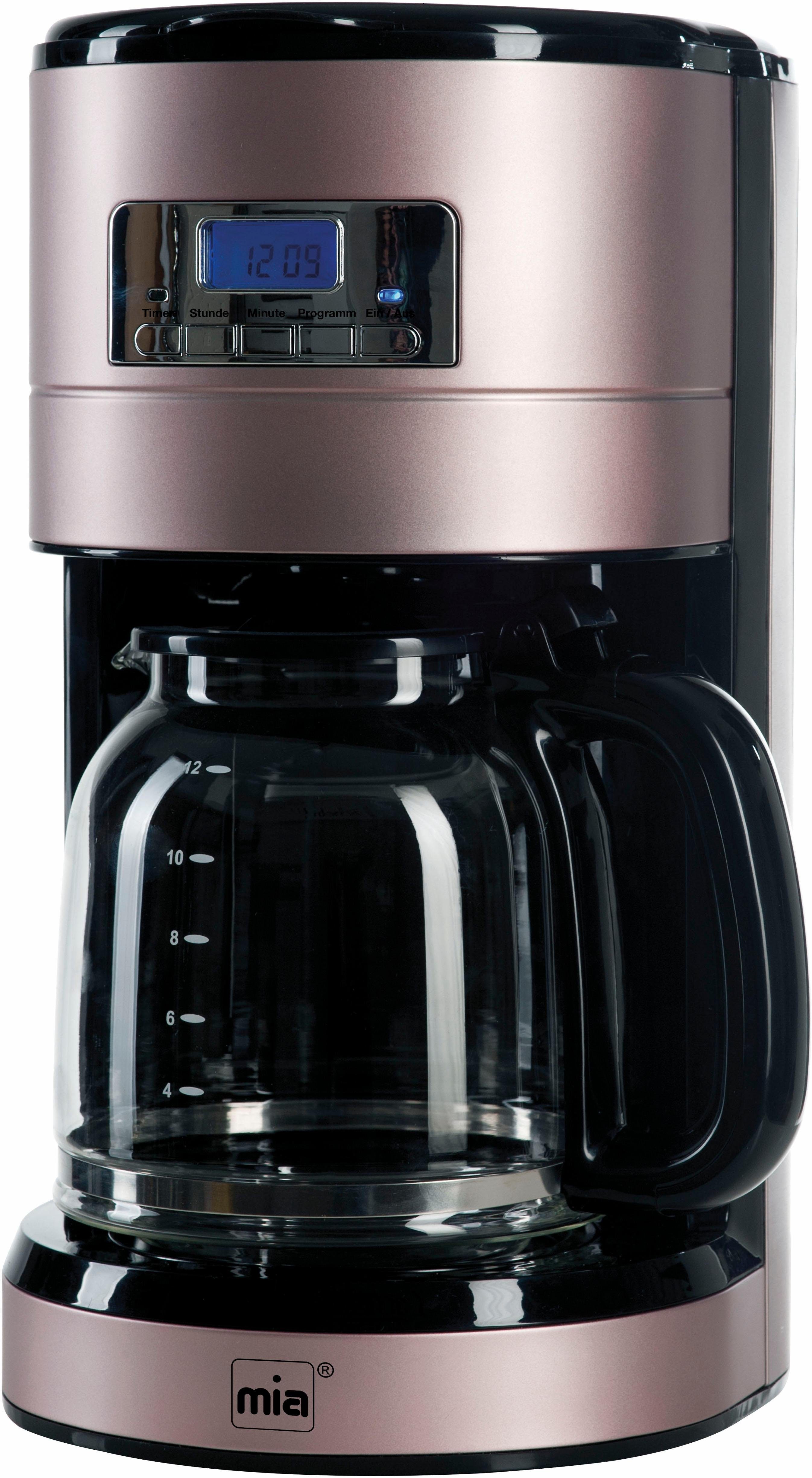 MIA Filterkaffeemaschine Prodomus Retro KF 1743RG, 1,8l MIA Filterkaffeemaschine Prodomus Retro KF 1743RG, 1,8l